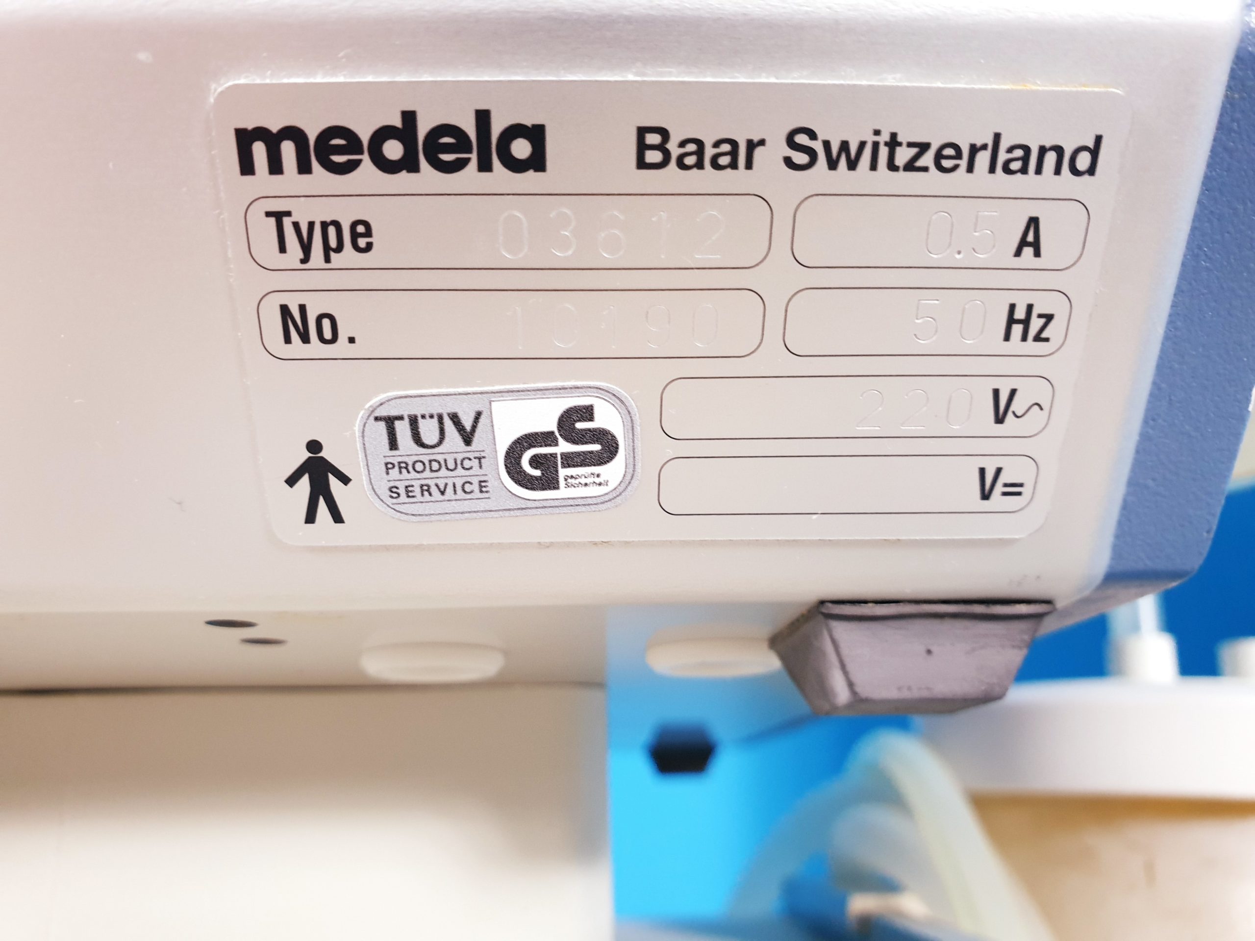 MEDELA 03612 Basic Suction Pump Aspirator – Absauger – Absaugung auf fahrbarem Gestell Fahrbar — image 1 of 4