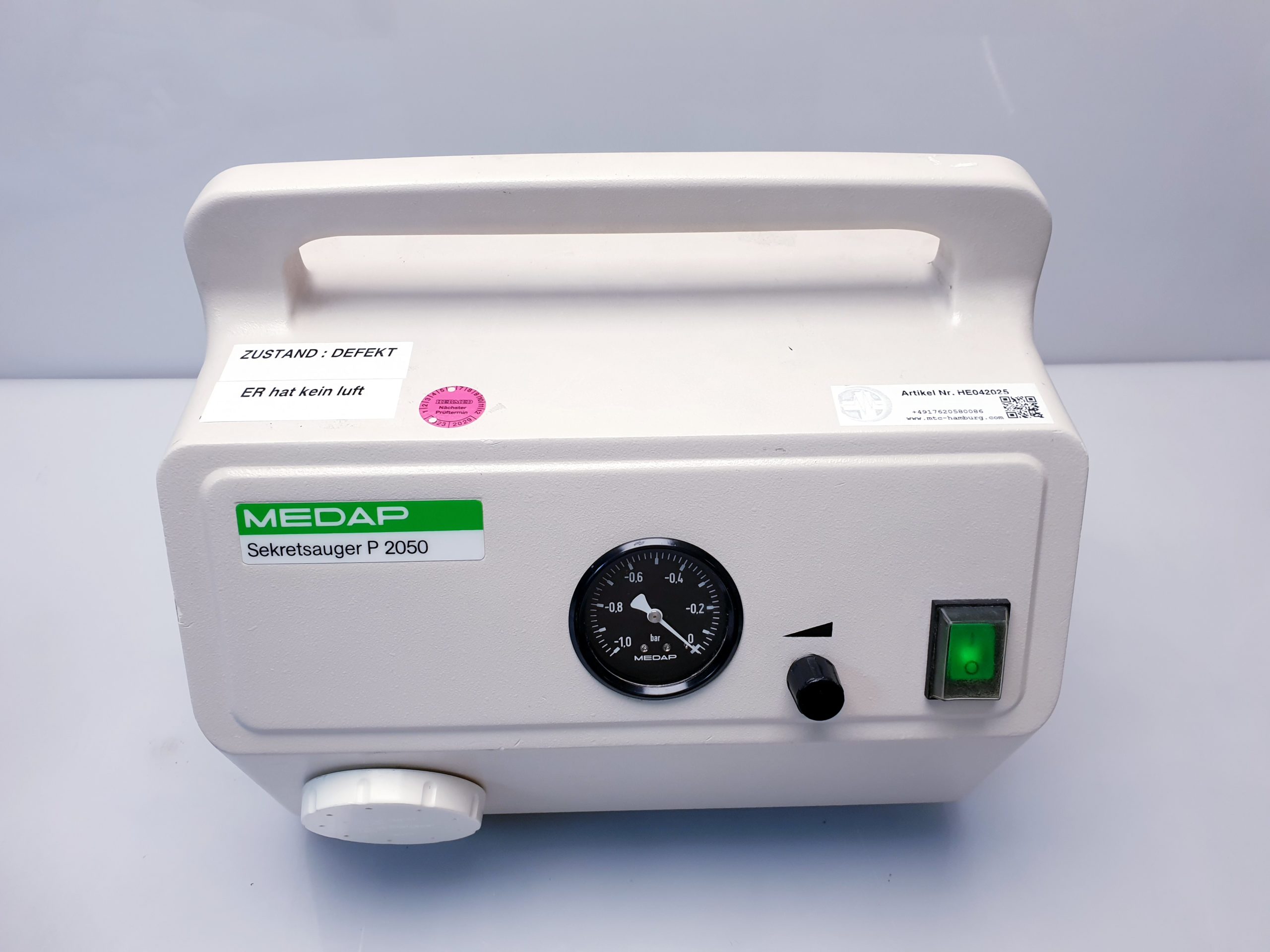 MEDAP Sekretsauger P 2050 thumbnail 9