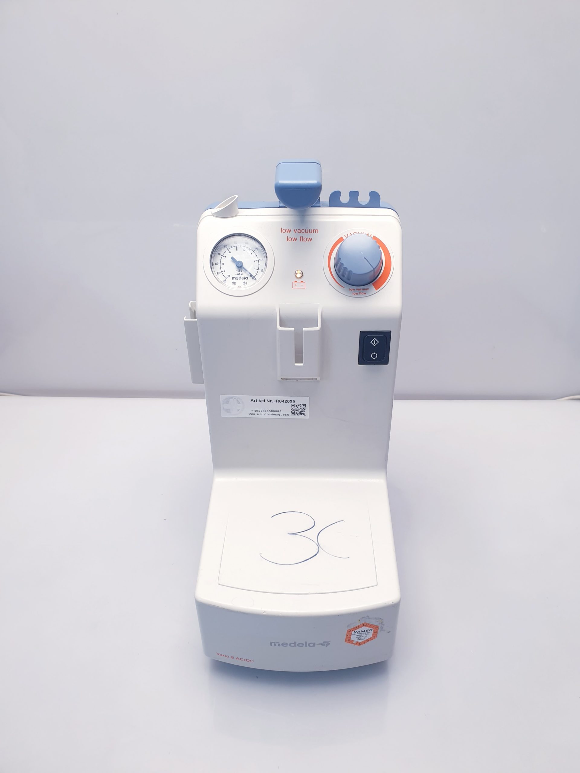 Medela Vario 8 Suction Pump Absauggerät Absaugpumpe Sekretsauger Medela Typ 600.2631 thumbnail 5
