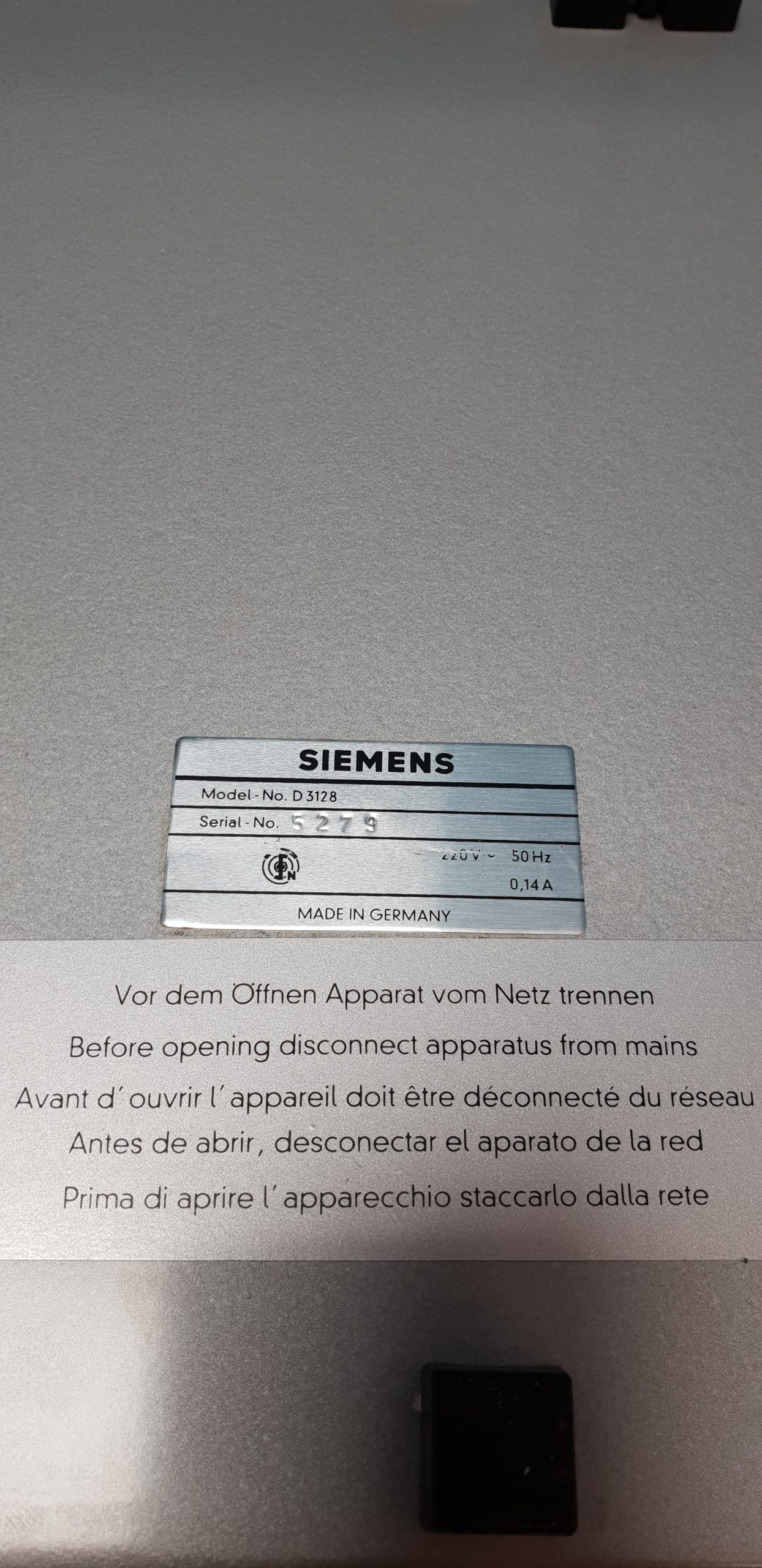 Siemens D3128 – Röntgenbildbetrachter mit Standfuss OPG-Betrachter thumbnail 3