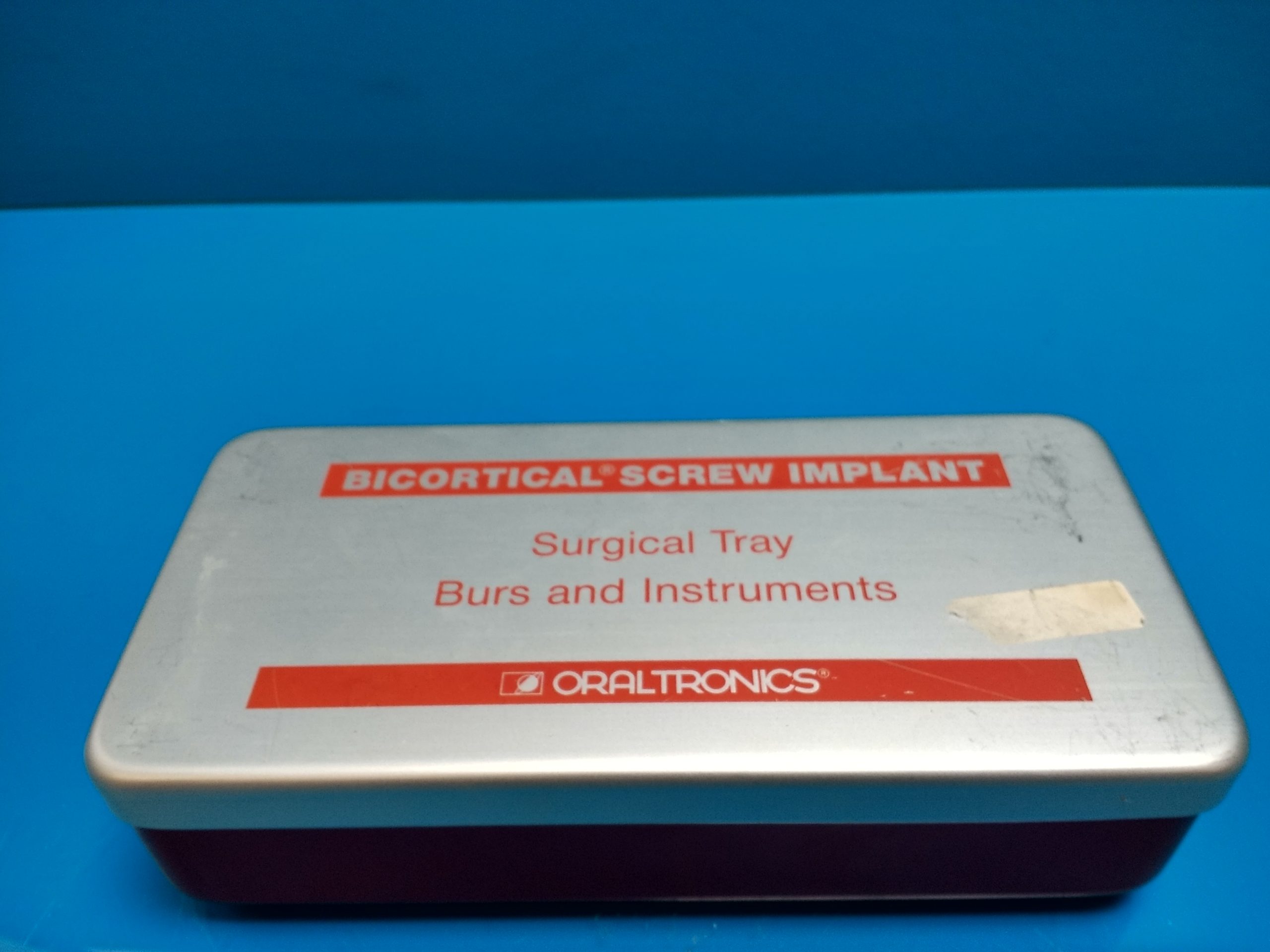 BICORTICAL Screw Implant oraltronics Surgical Tray Burs and Instruments thumbnail 8