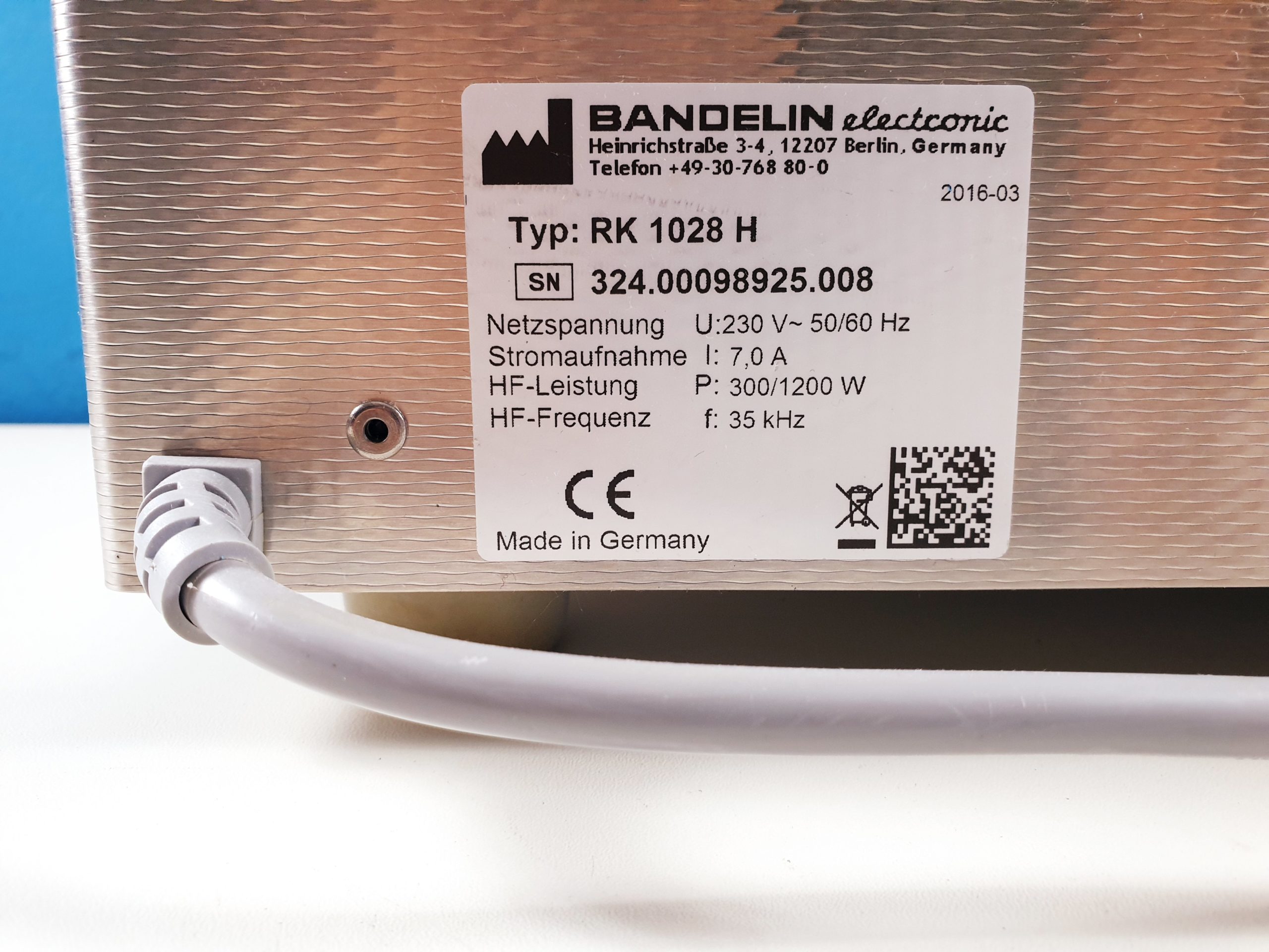 Bandelin SONOREX RK 1028 H Ultraschallreiniger mit Heizung thumbnail 4