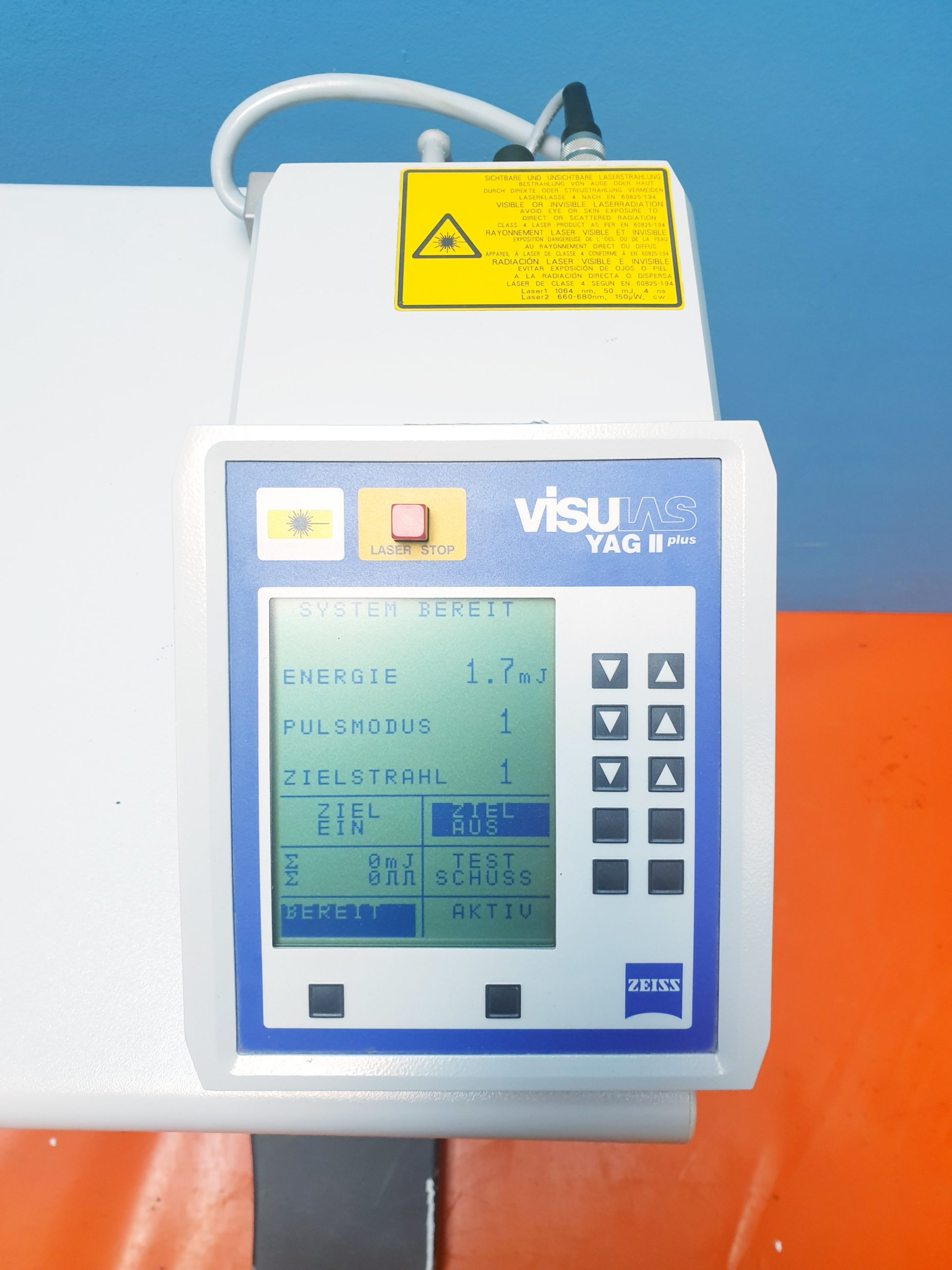 Zeiss VISULAS YAG II Plus Ophthalmic Laser thumbnail 2
