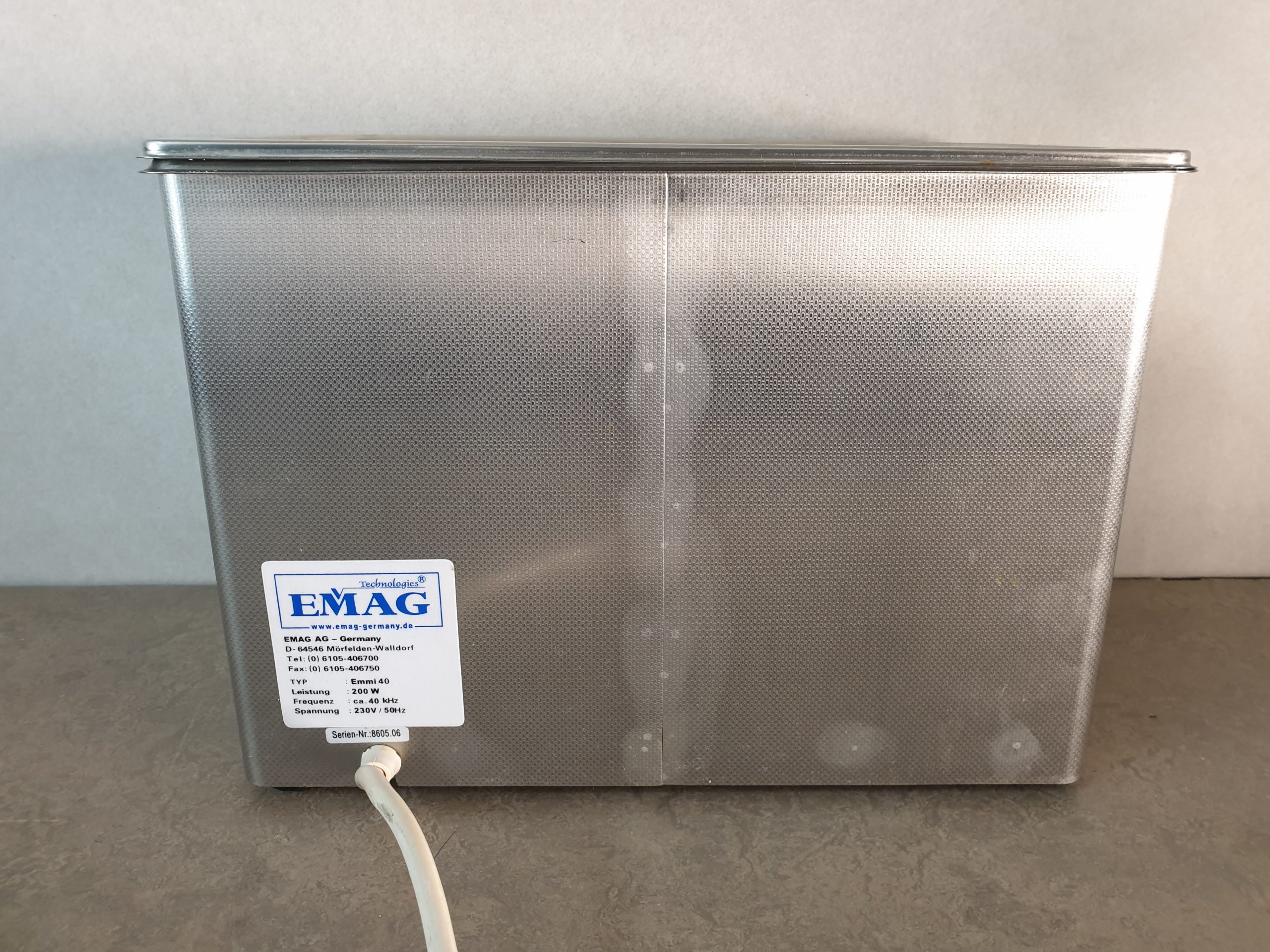 EMAG Emmi 40 Ultraschall-Reinigungsgerät – Ultraschallreiniger thumbnail 2