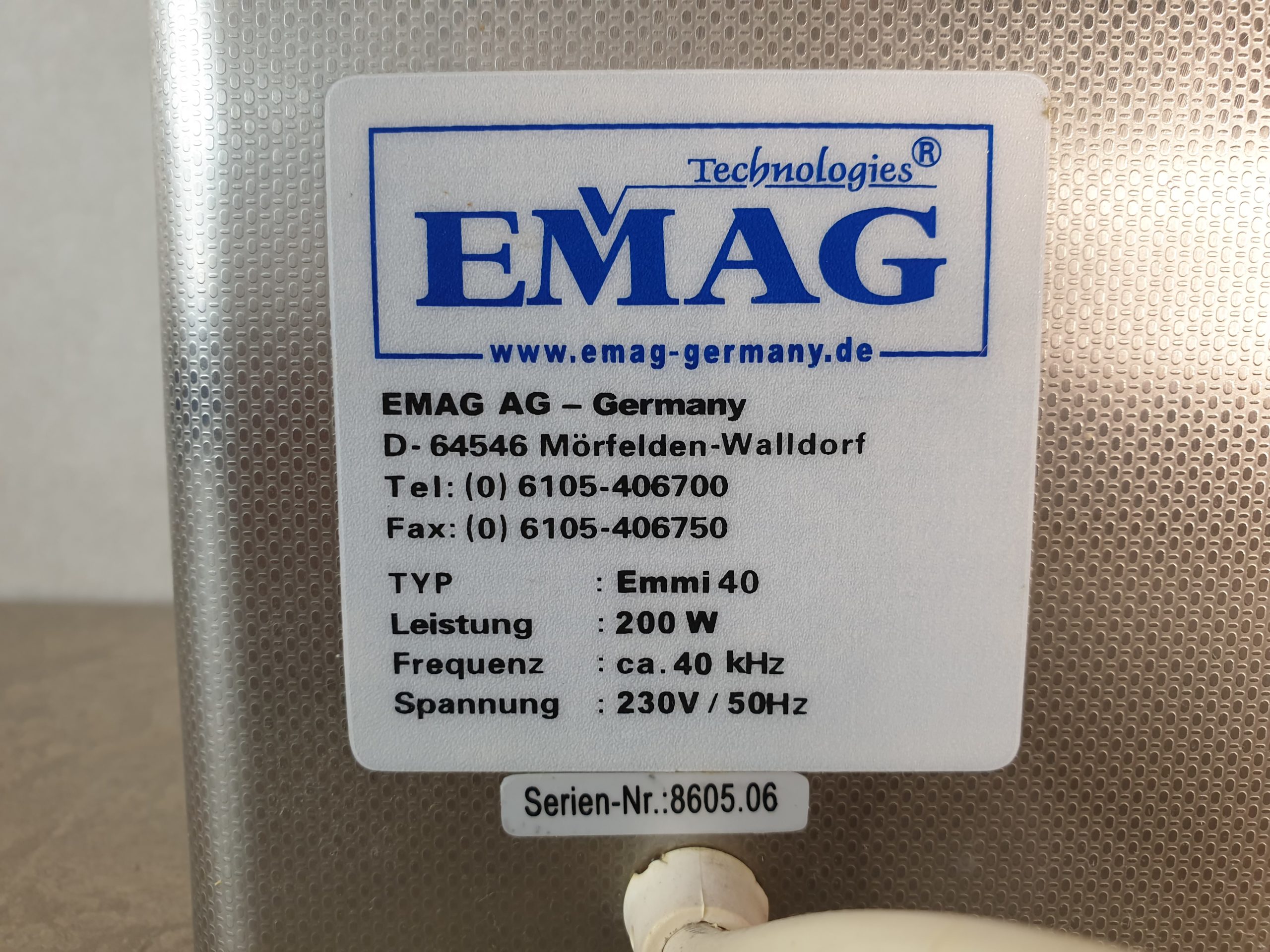 EMAG Emmi 40 Ultraschall-Reinigungsgerät – Ultraschallreiniger thumbnail 3