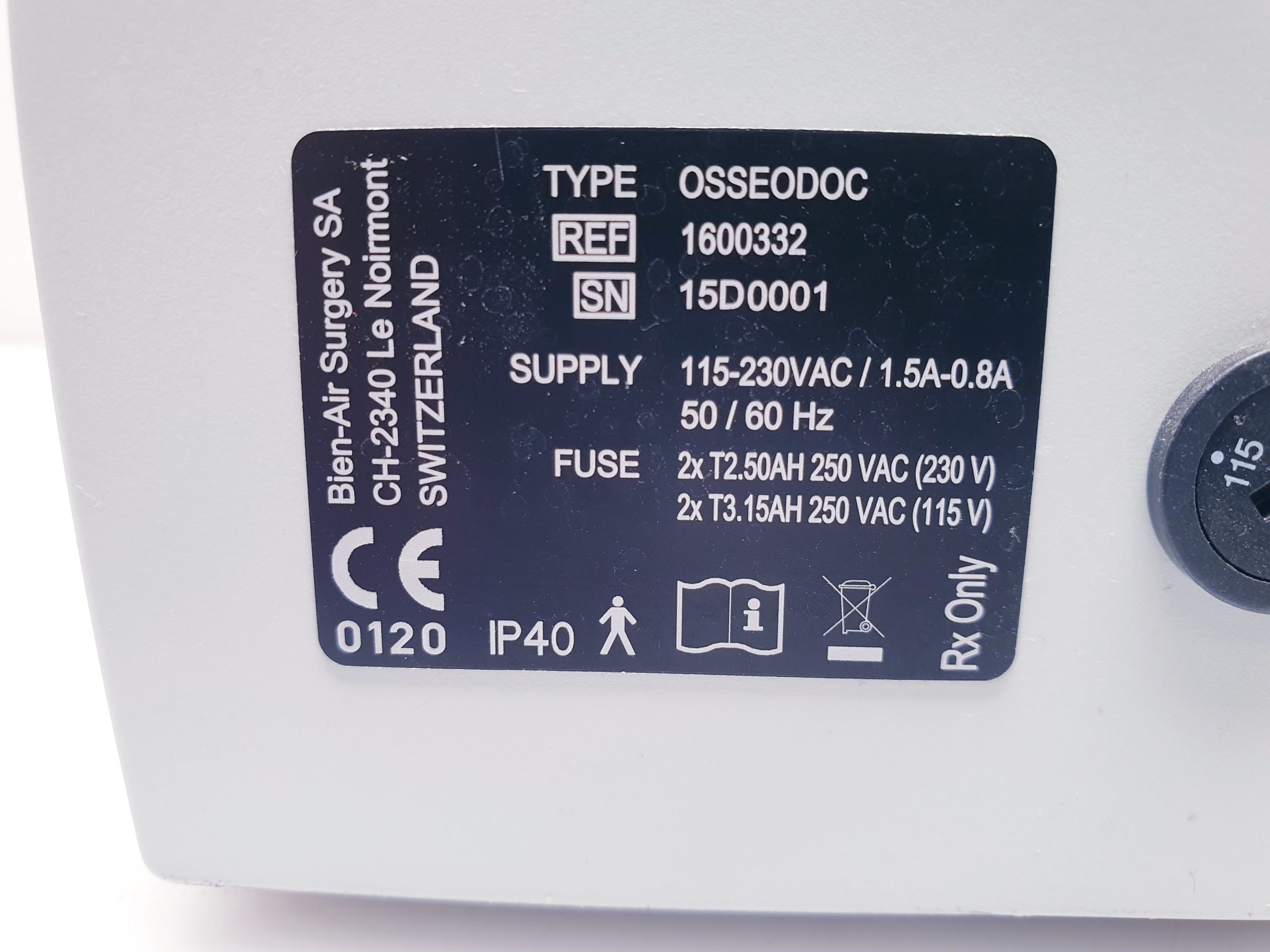Bien Air Surgery OSSEODOC Console thumbnail 4