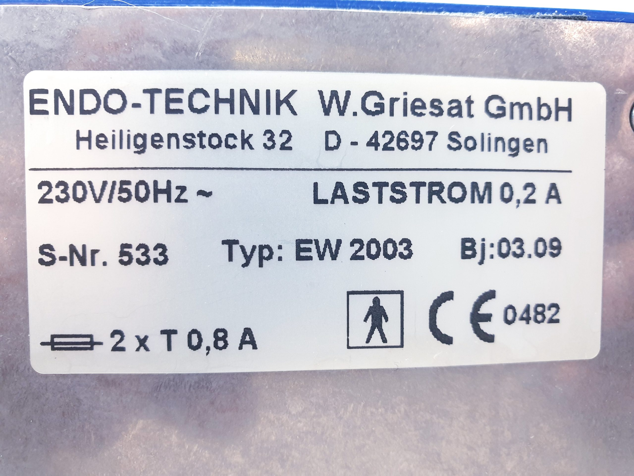 Endo-Technik Aqua Master EW 2003 Endo Washer thumbnail 7