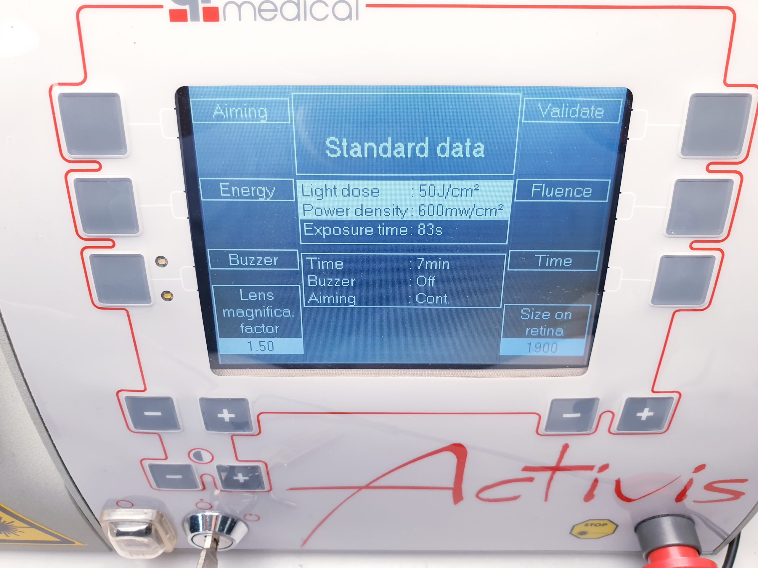 Quantel Medical Activis 689nm PDT-Diodenlaser mit Zubehör thumbnail 4