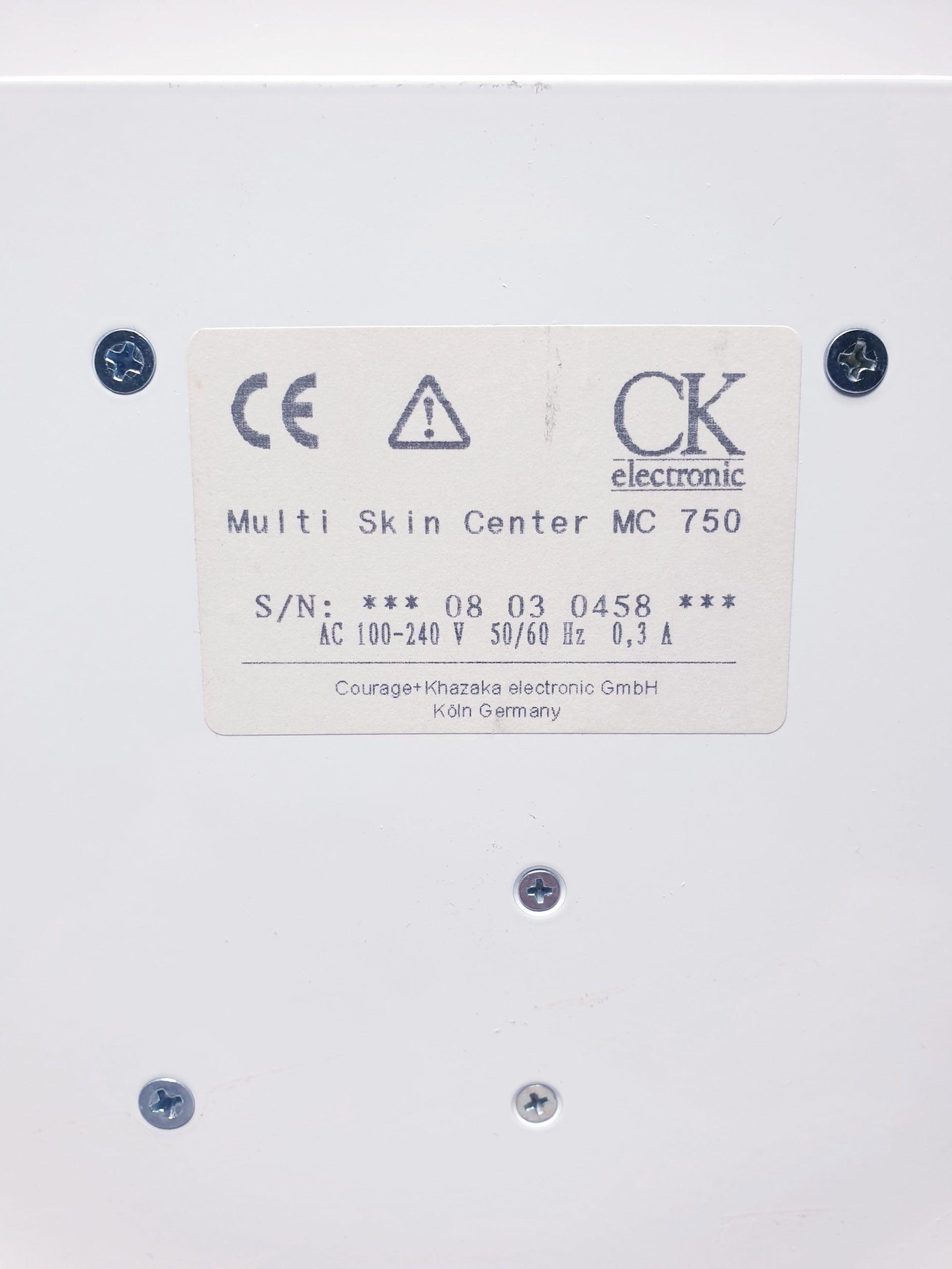Multi Skin Test Center MC 750 – defekt thumbnail 6