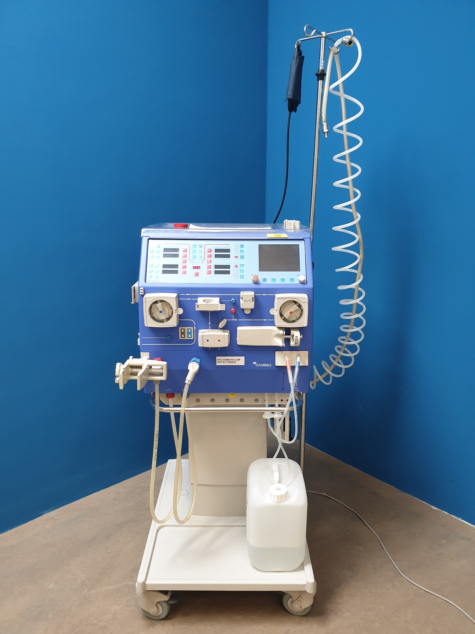 Gambro AK 200 S // AK200S // Dialysegerät dialysis machine Hämofiltration Dialysesystem — image 1 of 5