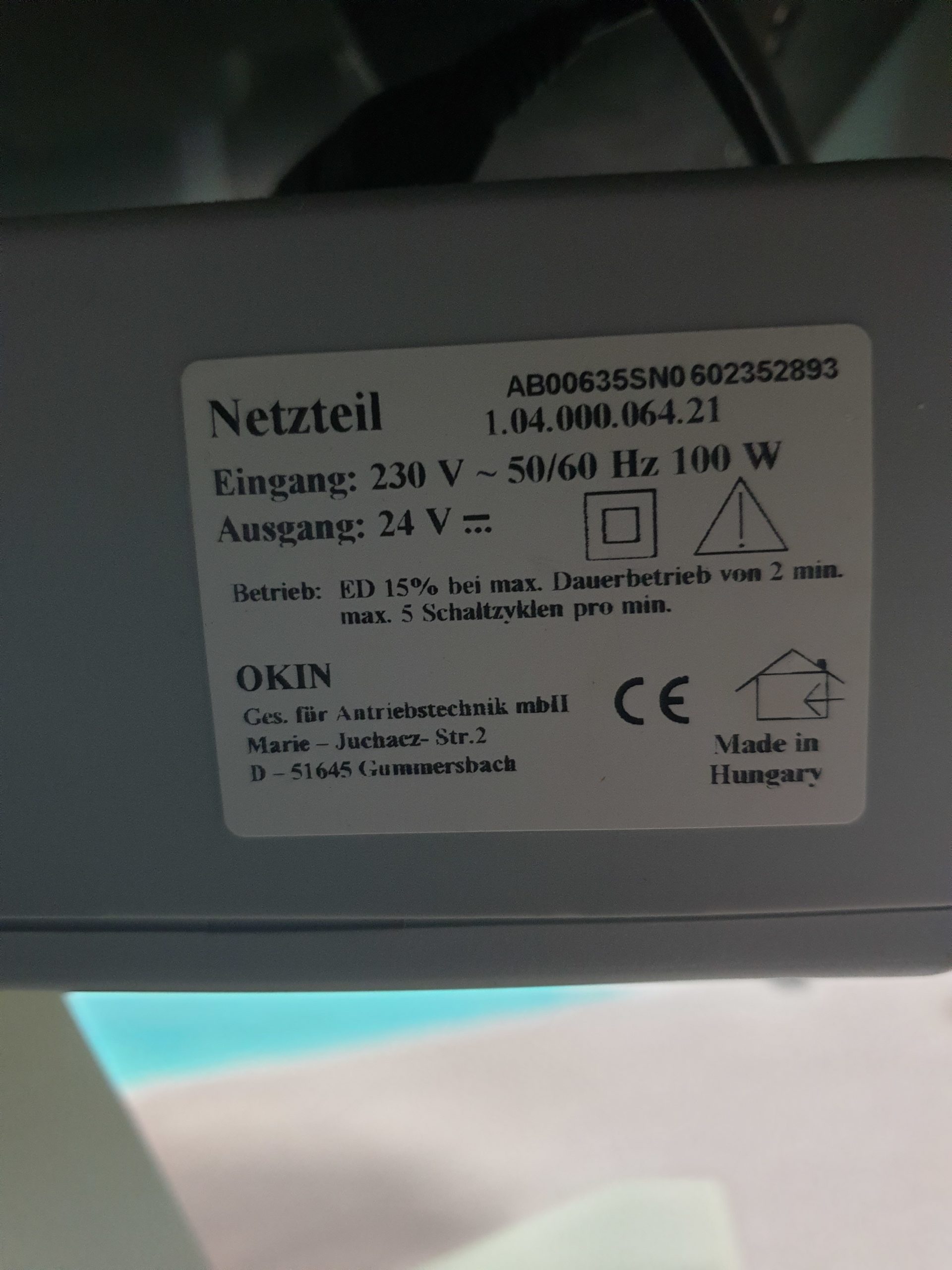 Bionic Triflex 5 Dialysestuhl Behandlungsliege Elektrisch thumbnail 12