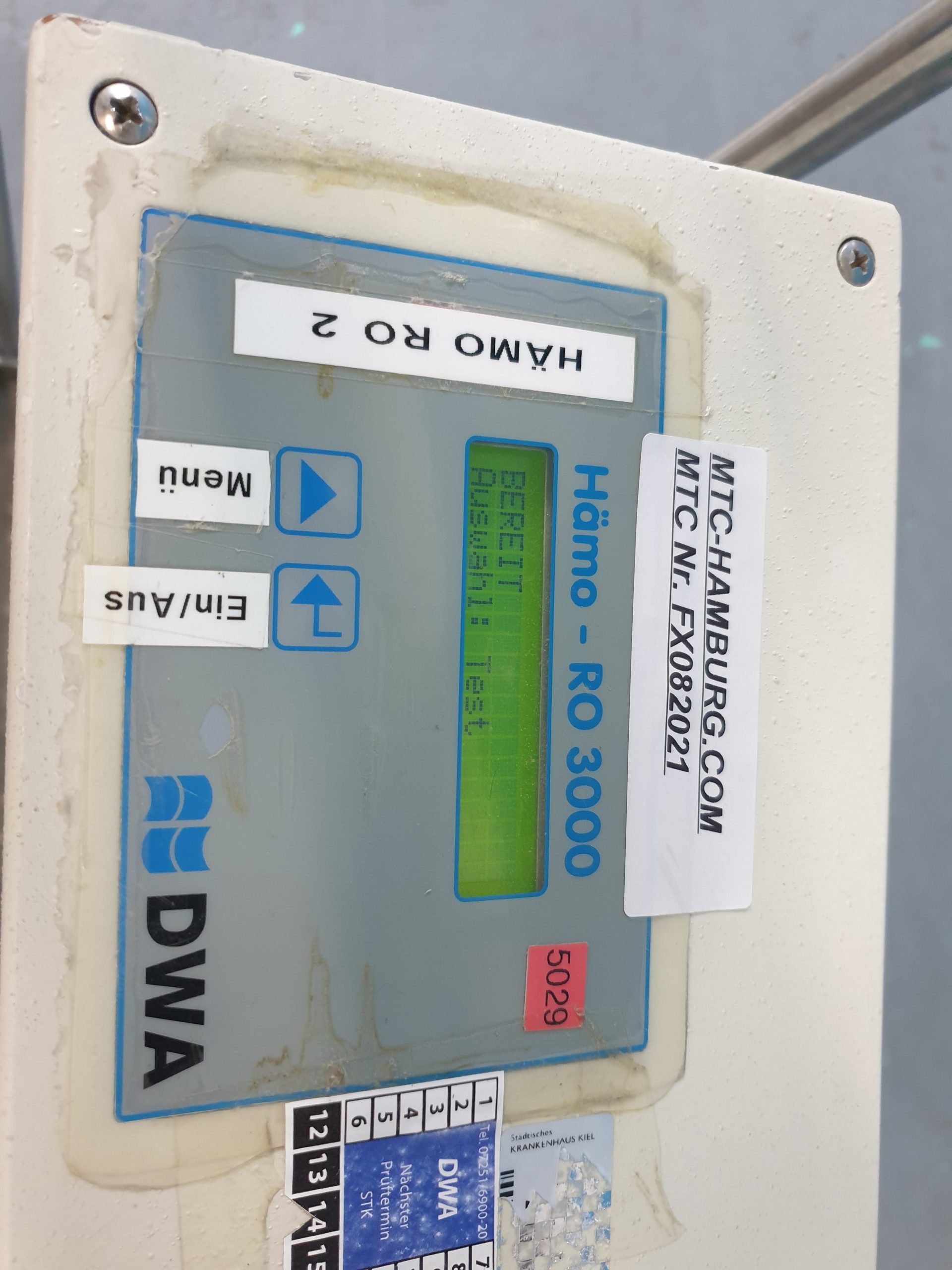 DWA Hämo – RO 3000 // HämoRO 3000 Kleinumkehrosmose-Anlage Osmoseanlage thumbnail 5