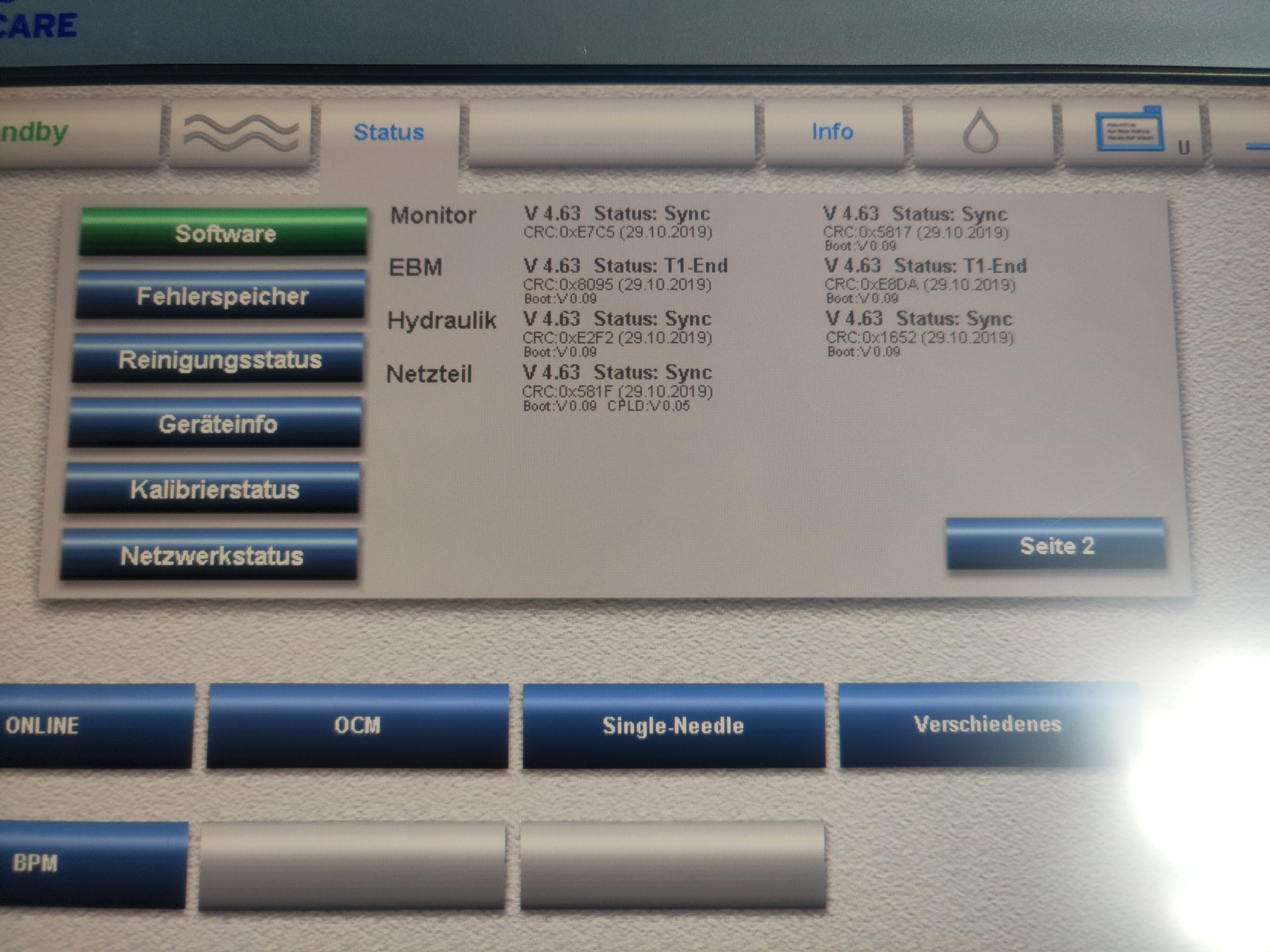 Fresenius 5008 CorDiaX Dialysegerät Software.V4.63 – 29333 Hours DOM.2009 thumbnail 7