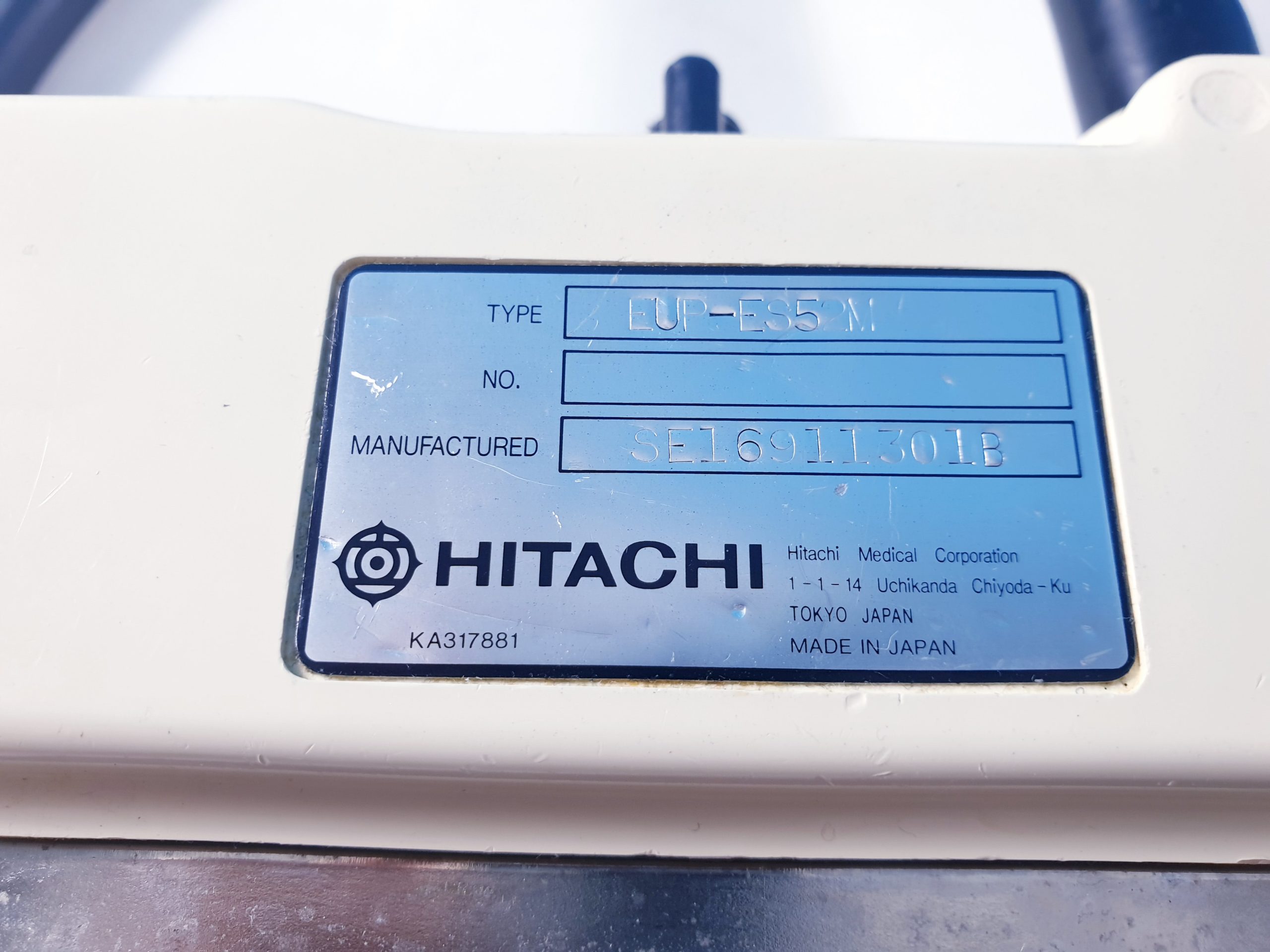 Hitachi EUP-ES52M // ES 52 M Ultrasound probe transducer 4-8 MHz Transösophageale Echokardiografie … thumbnail 3