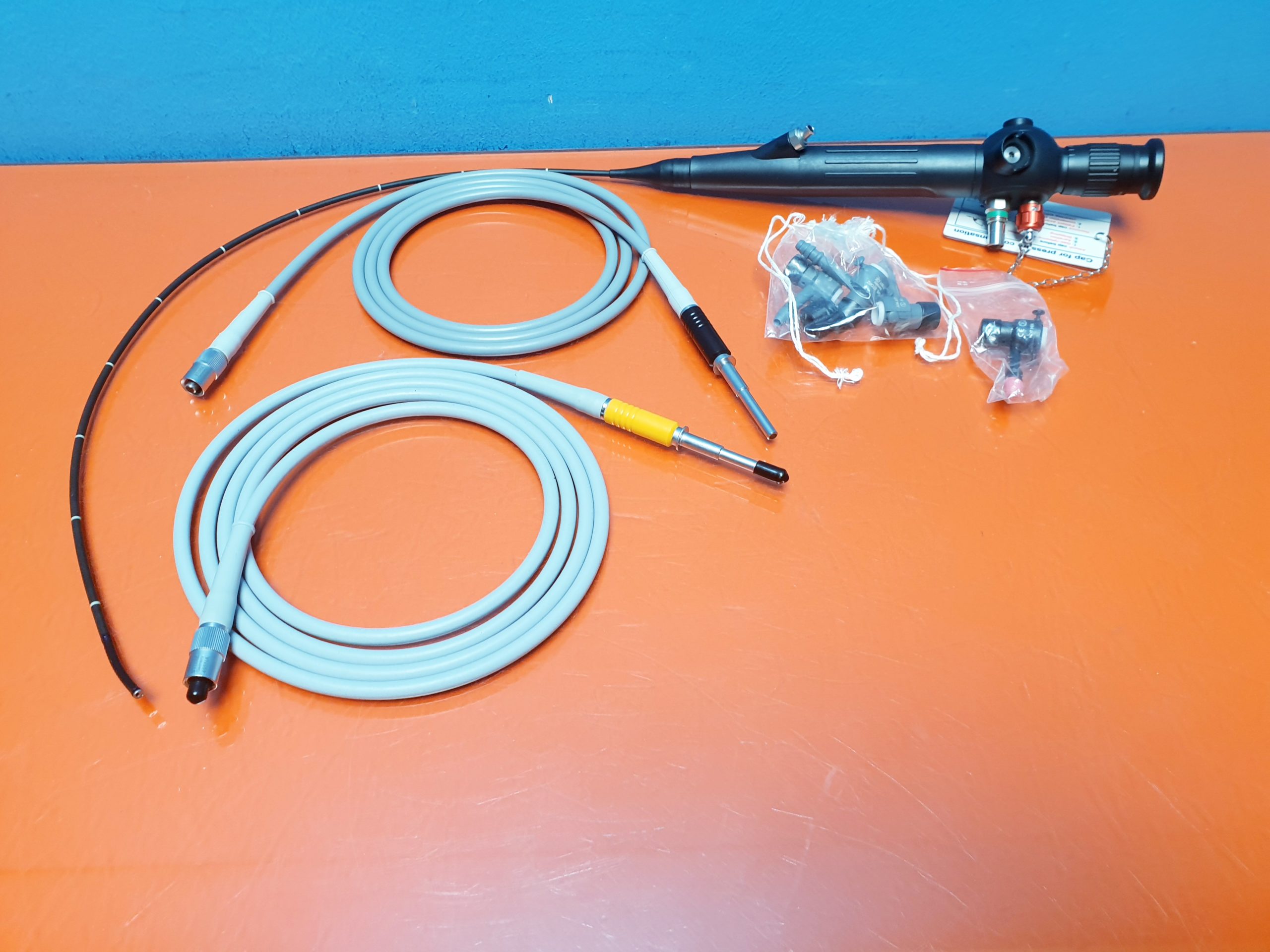 Karl Storz 11002 BD1 Fiber Bronchoscope Endoskop Endoskopie mit 02 Lichleiter thumbnail 3
