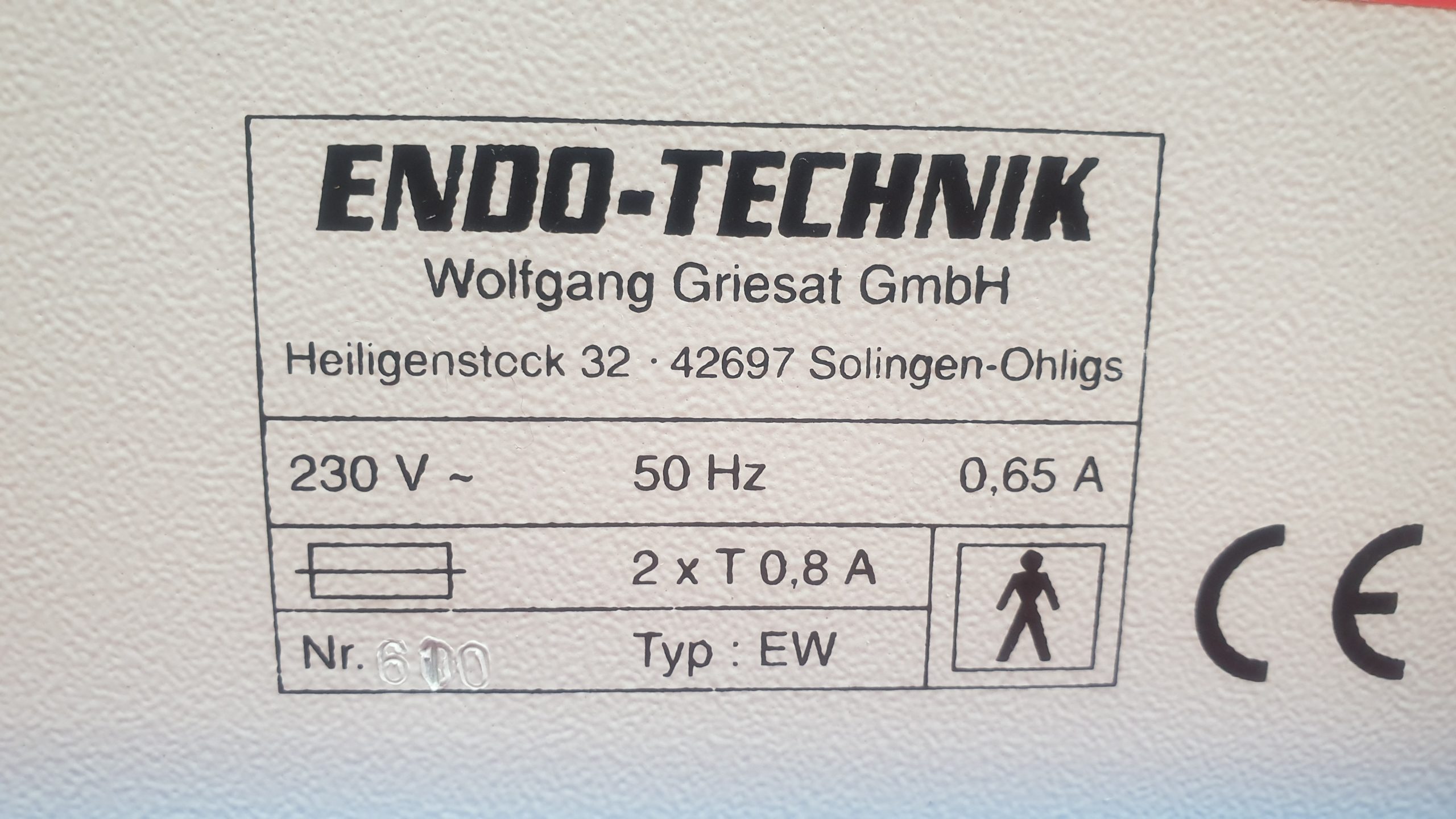 Endo-Technik Endo-Washer Typ EW with foot switch thumbnail 4