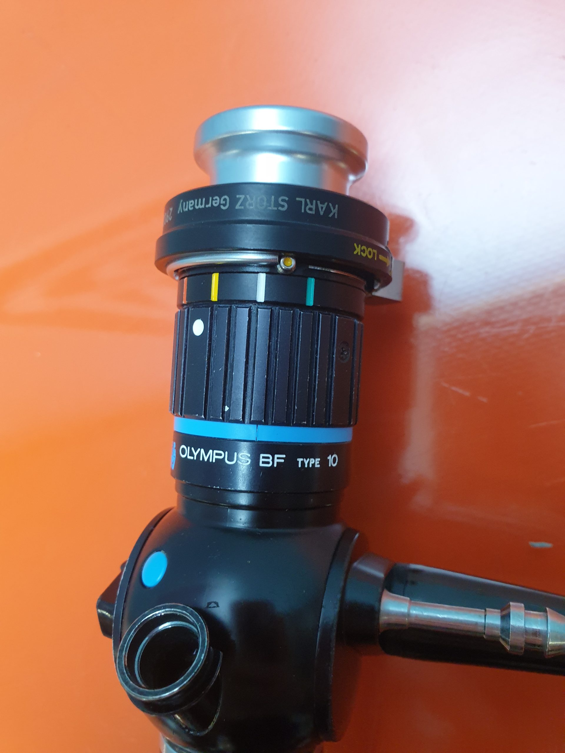 Olympus BF Type 10 fiber optic Bronchoscope mit Karl Storz 29020G Adapter thumbnail 4
