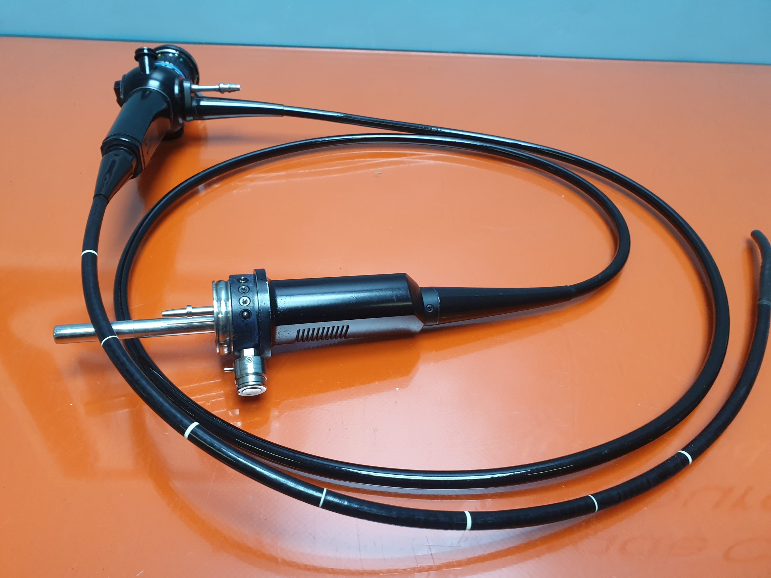 Olympus BF Type 10 fiber optic Bronchoscope mit Karl Storz 29020G Adapter thumbnail 5