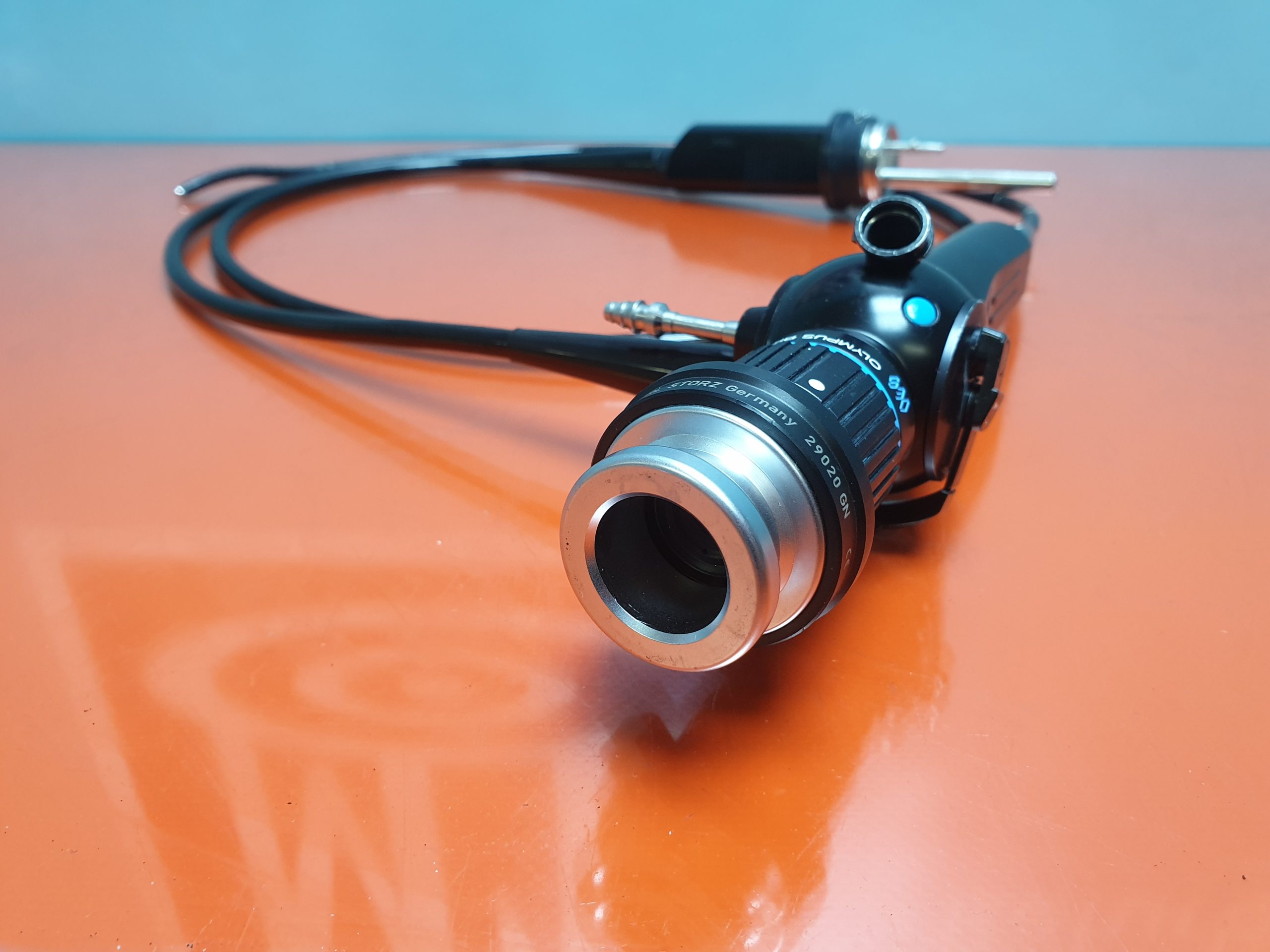 Olympus BF Type 10 fiber optic Bronchoscope mit Karl Storz 29020G Adapter thumbnail 6