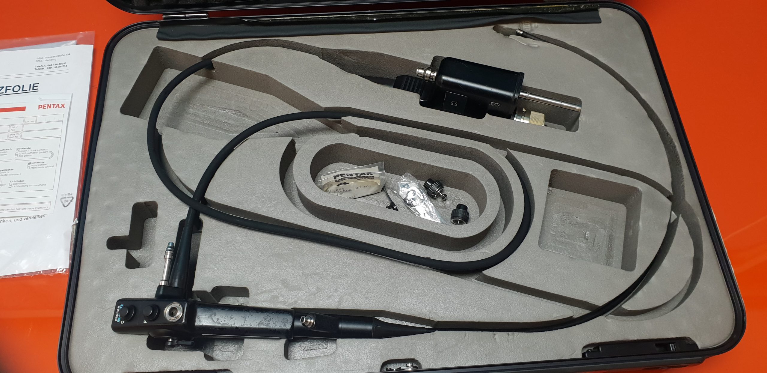 Pentax EB-1830T2 Flexible Video Endoscopy Bronchoscope // Bronchoskop — image 1 of 3