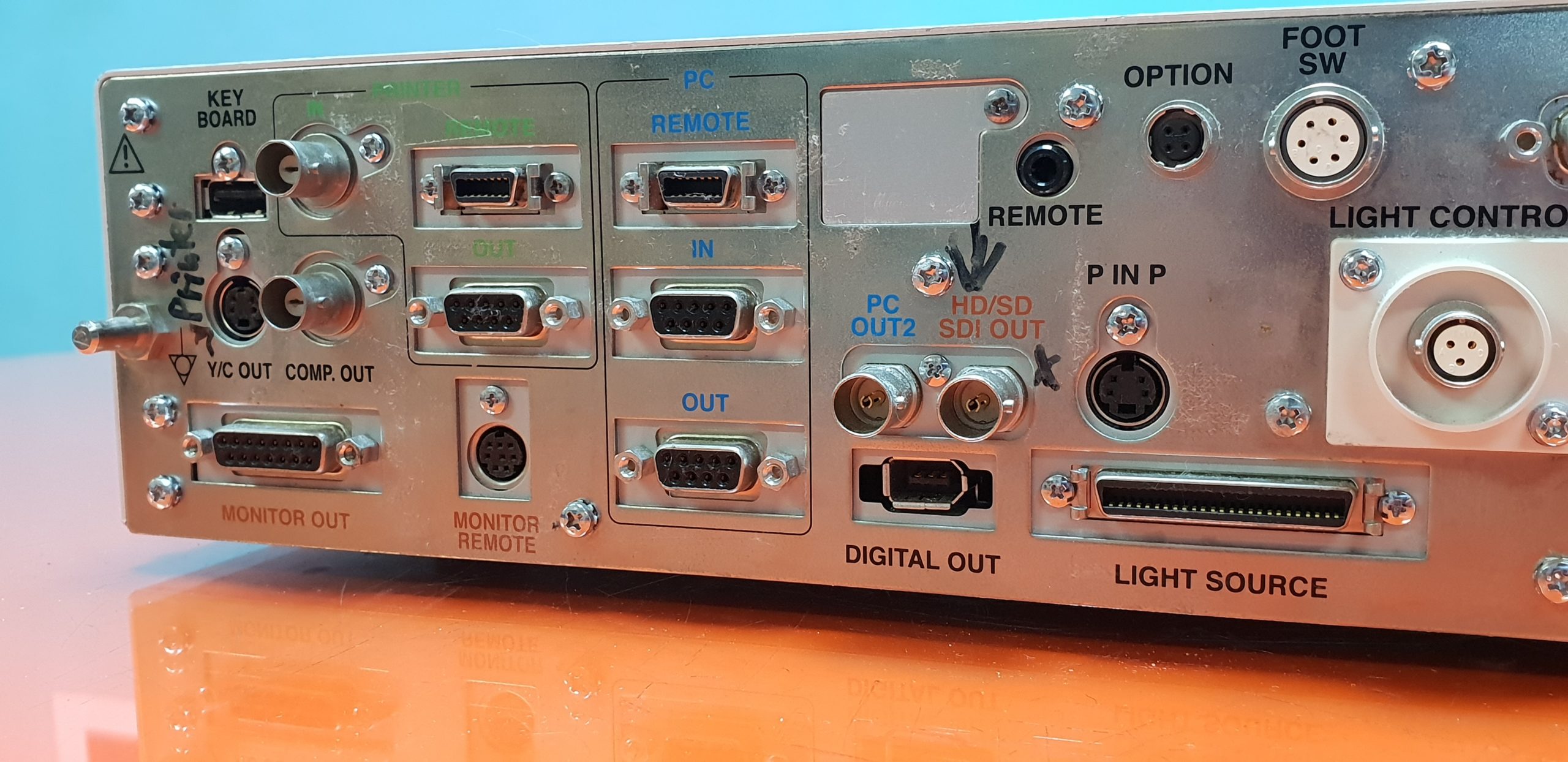 Olympus EXERA II CV-180 Video Processor mit Tastatur und MAJ-1430 Pigtail thumbnail 3