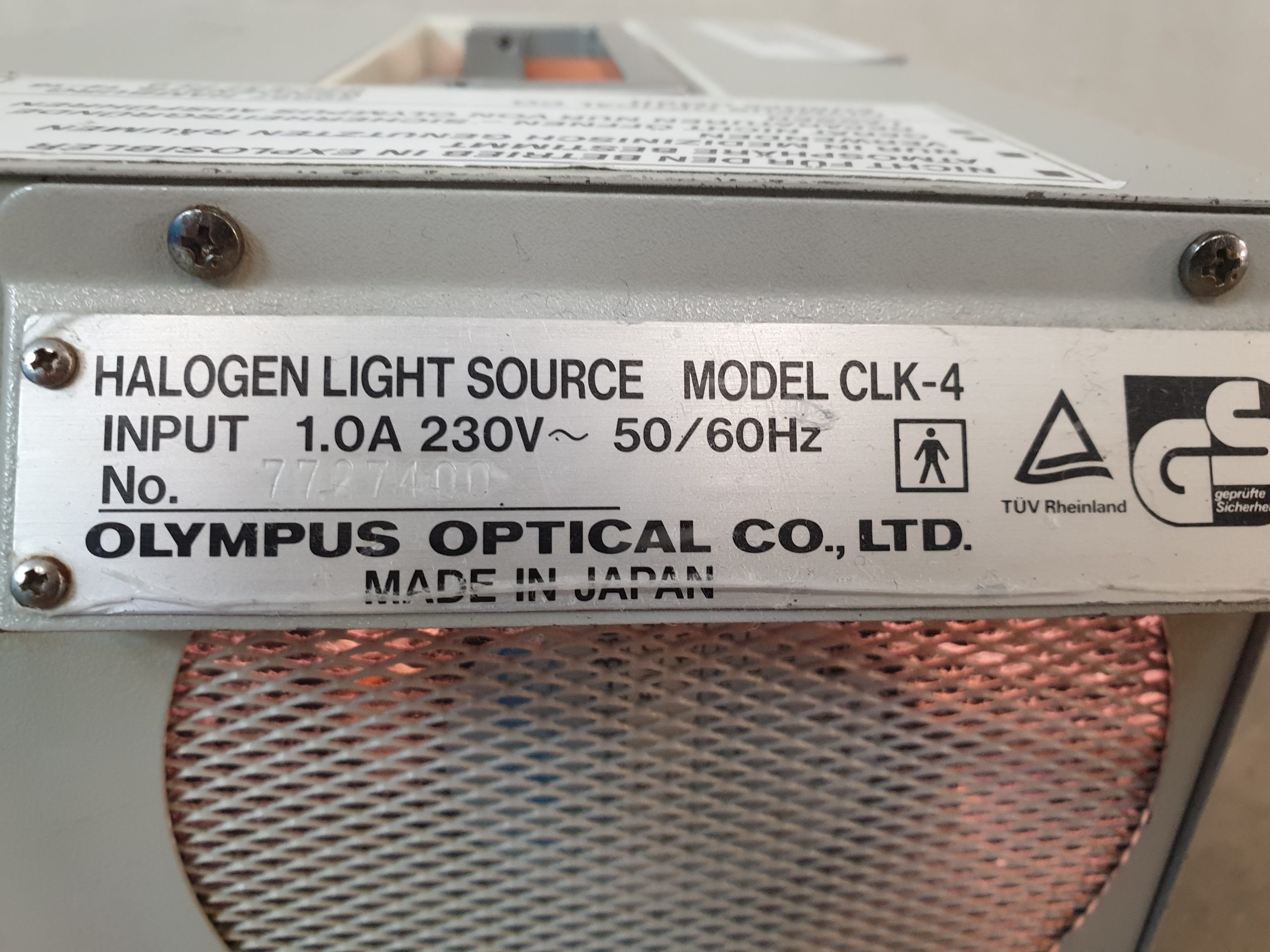 Olympus CLK-4 // CLK4 CLK 4 Kaltlichtquelle – Halogen Kaltlampe CLK-4 für Endoskope thumbnail 3