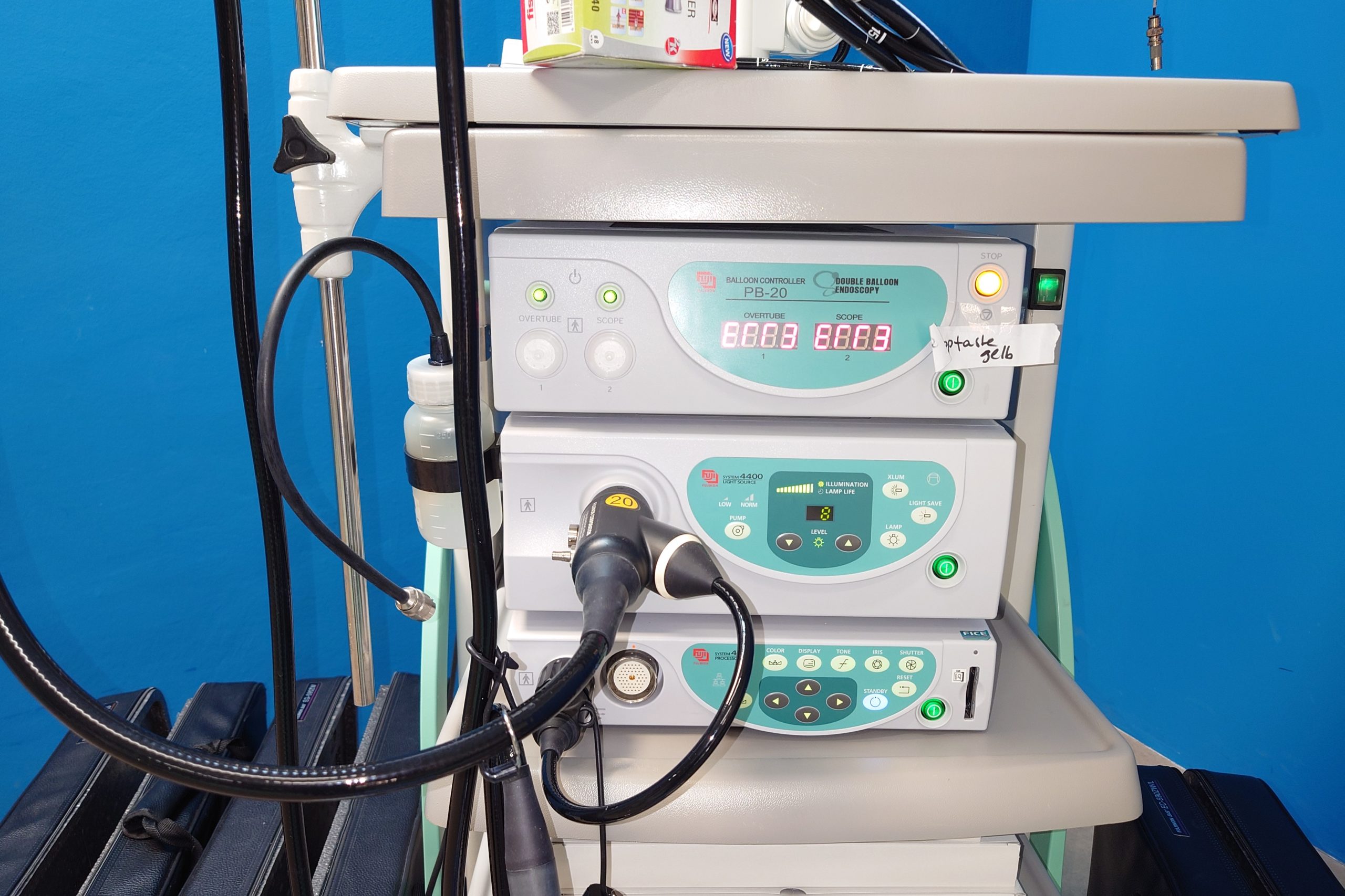 Fuji – Fujinon System 4400 – EG-590ZW GASTROSKOP + EC590ZWL KOLOSKOP + EN-450T5 – enteroscope thumbnail 3