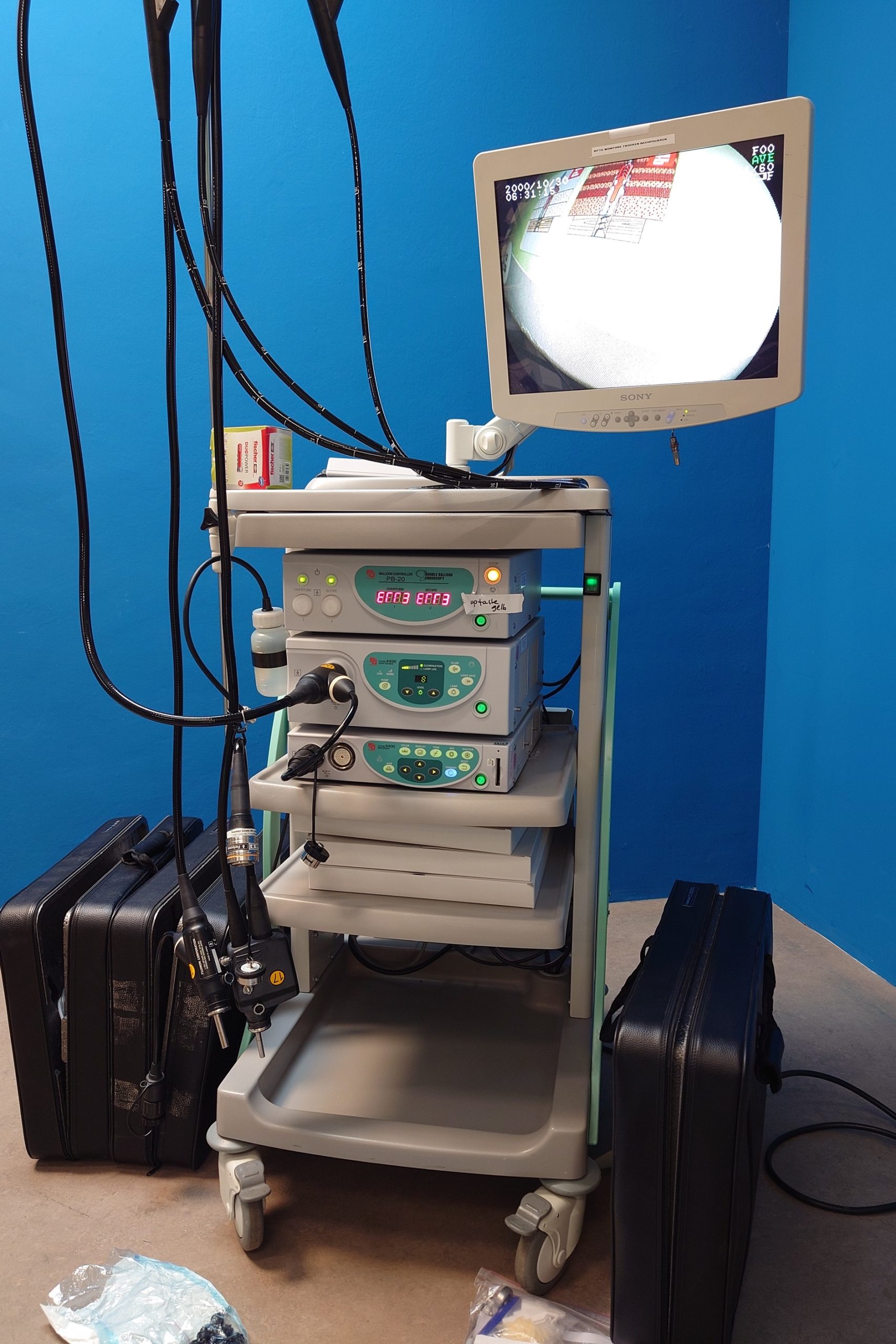 Fuji – Fujinon System 4400 – EG-590ZW GASTROSKOP + EC590ZWL KOLOSKOP + EN-450T5 – enteroscope thumbnail 4