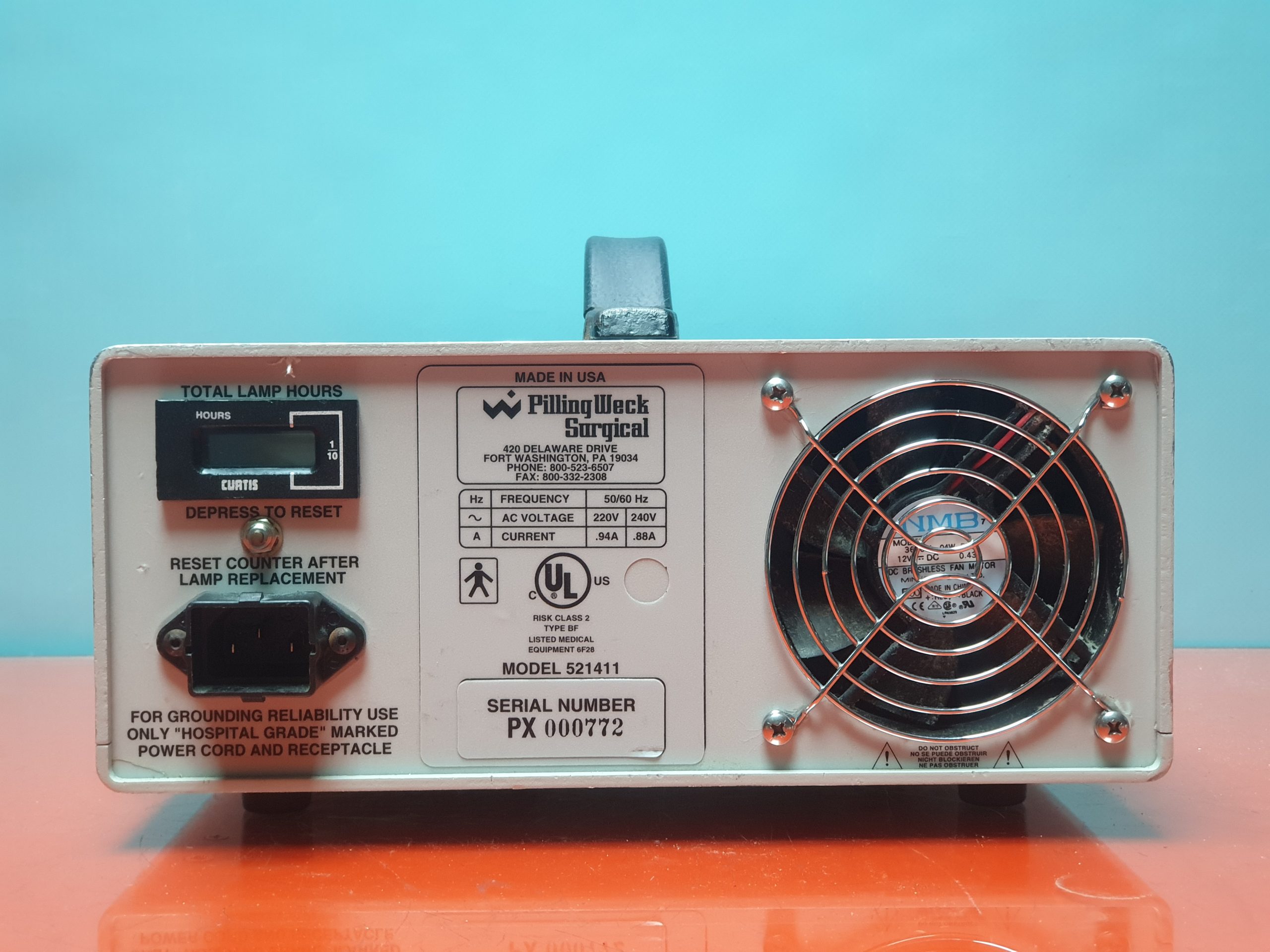 PILLING WECK SURGICAL 521411 XENON 100 WATT ILLUMINATOR thumbnail 3