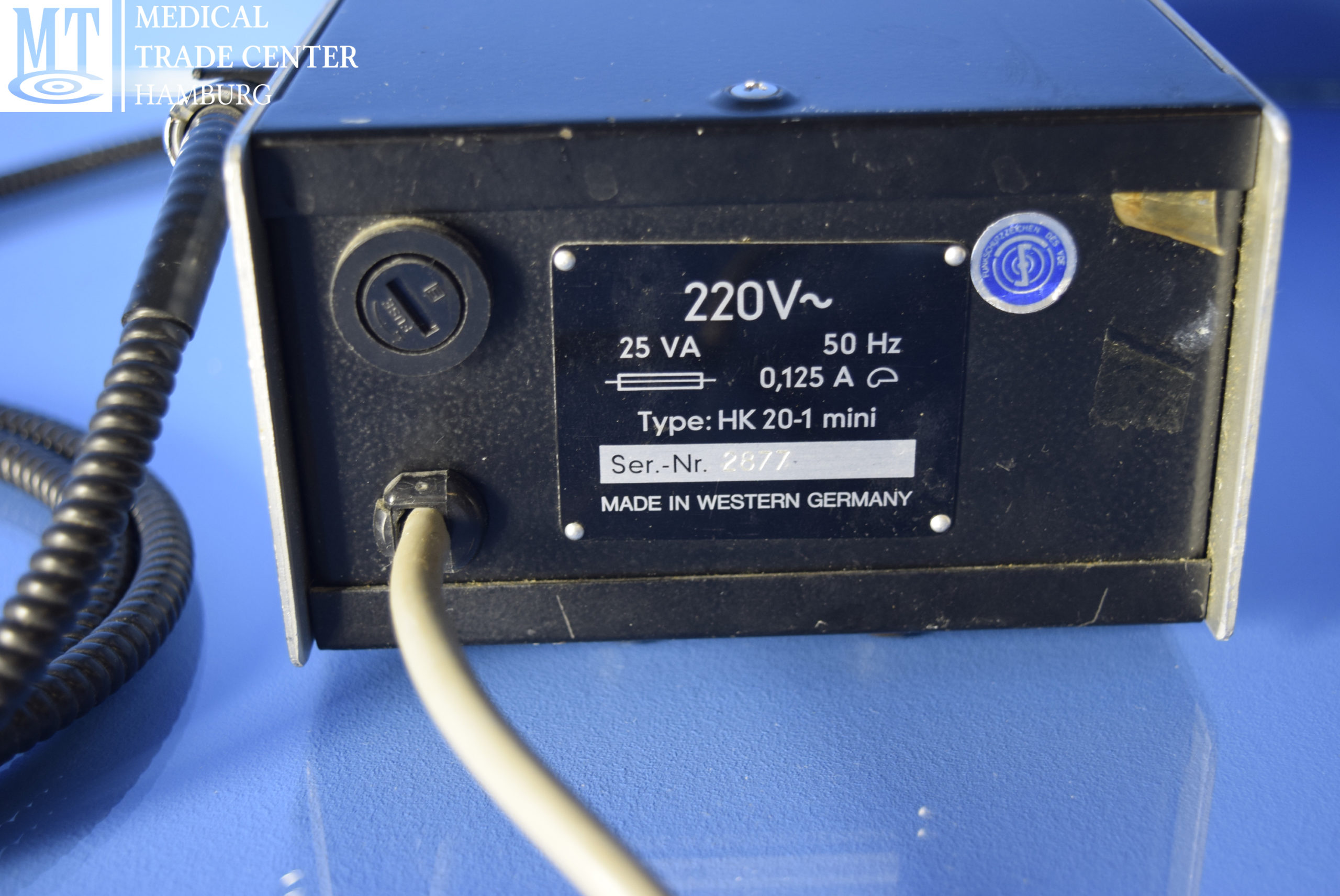 Heine HK 20-1 mini Lichtquelle mit Lichtleiter thumbnail 2