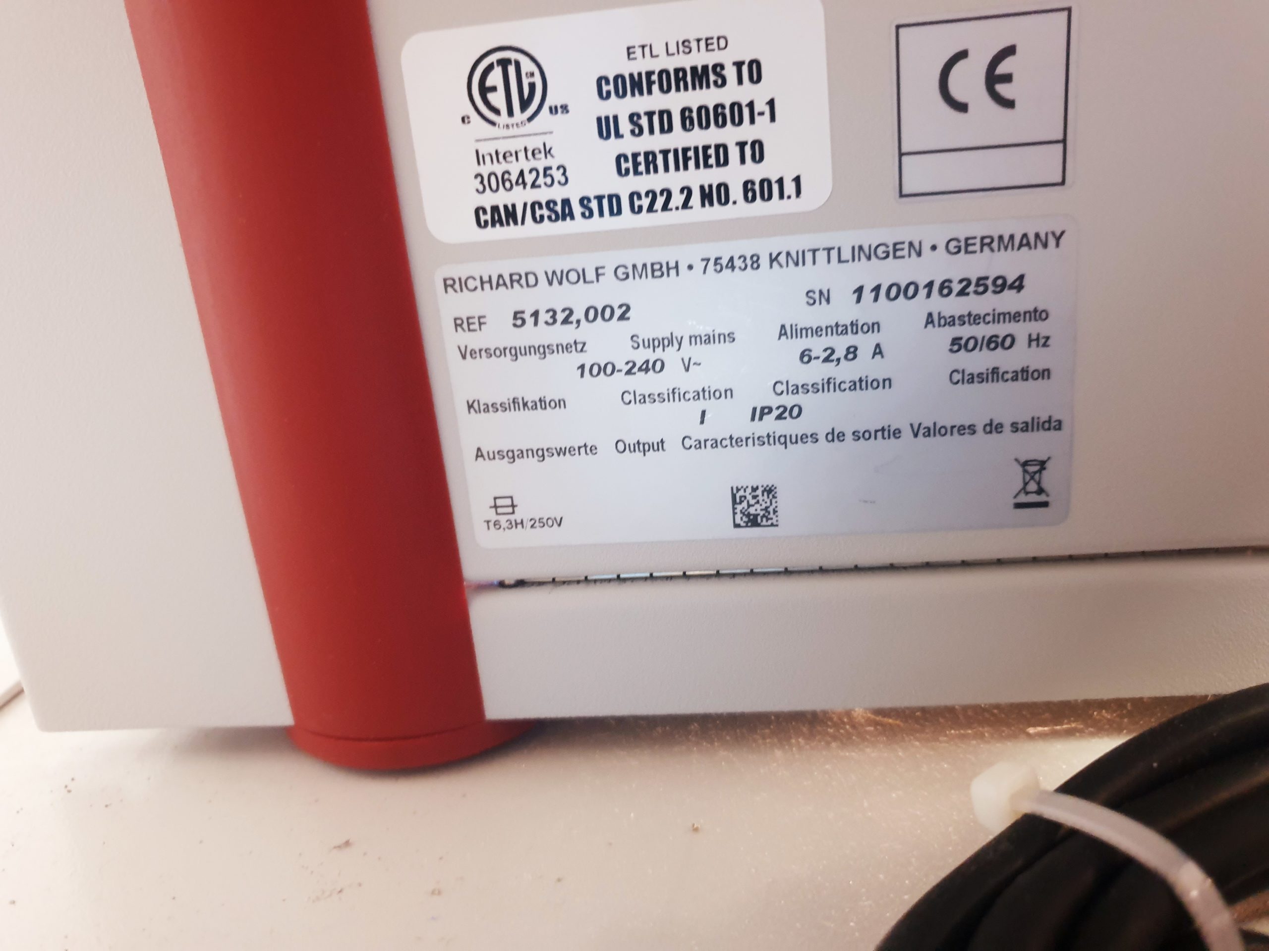 Richard Wolf 5550 HDTV Endocam, 2232 Laparo Pneu CO2, 5132 Auto LP, Sony LMD-2451MD, …. thumbnail 7