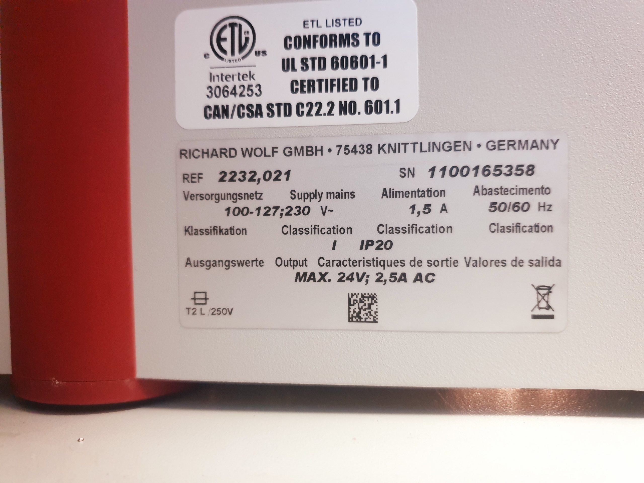 Richard Wolf 5550 HDTV Endocam, 2232 Laparo Pneu CO2, 5132 Auto LP, Sony LMD-2451MD, …. thumbnail 9