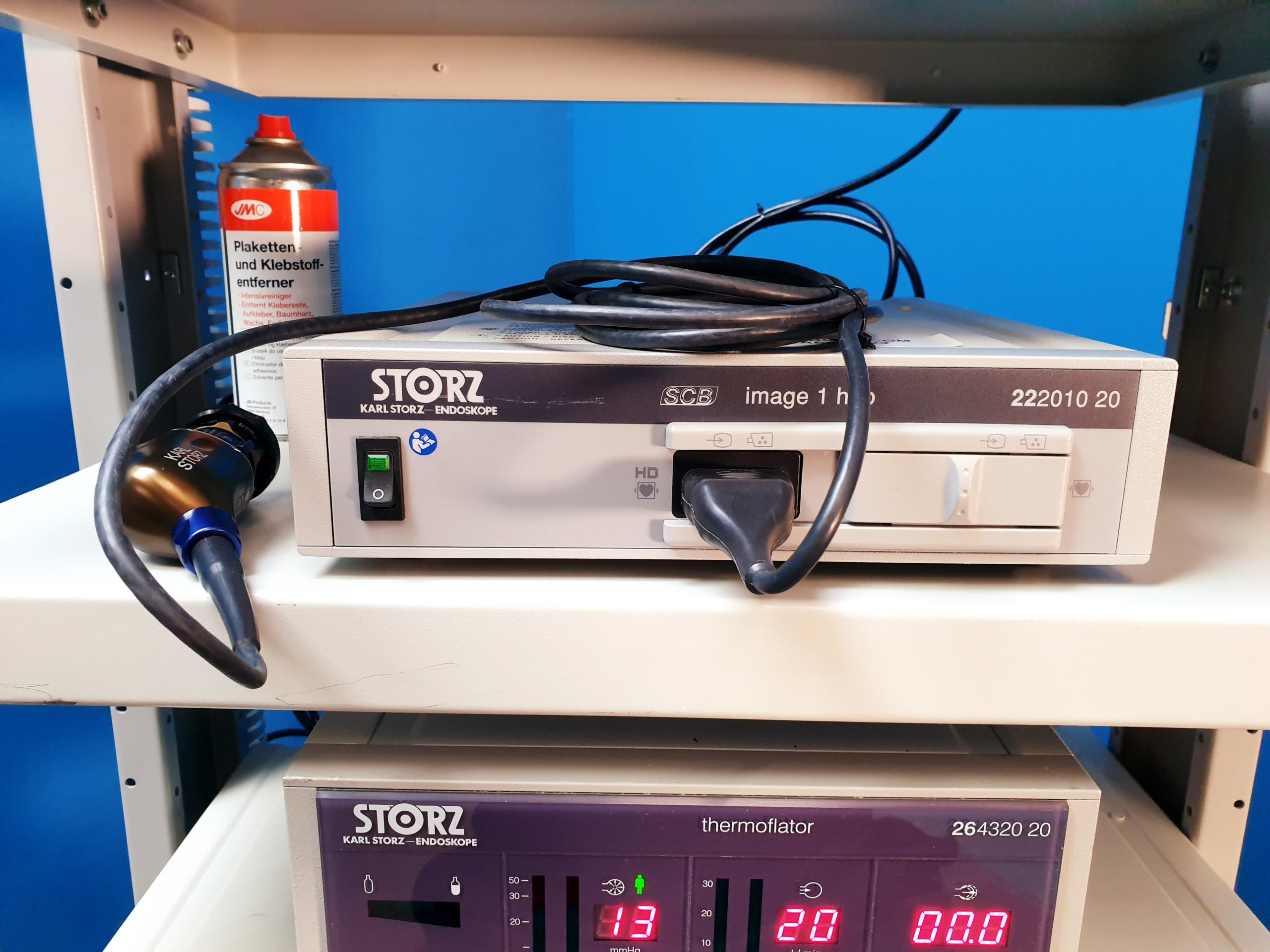 karl Storz Laparaskopie Turm / Image 1 hub 222010 20 + H3-Z Kamerakopf, 201330 20 Xenon 300, 264320 20 Thermoflator , 200461 20 Aida Control, …. thumbnail 4