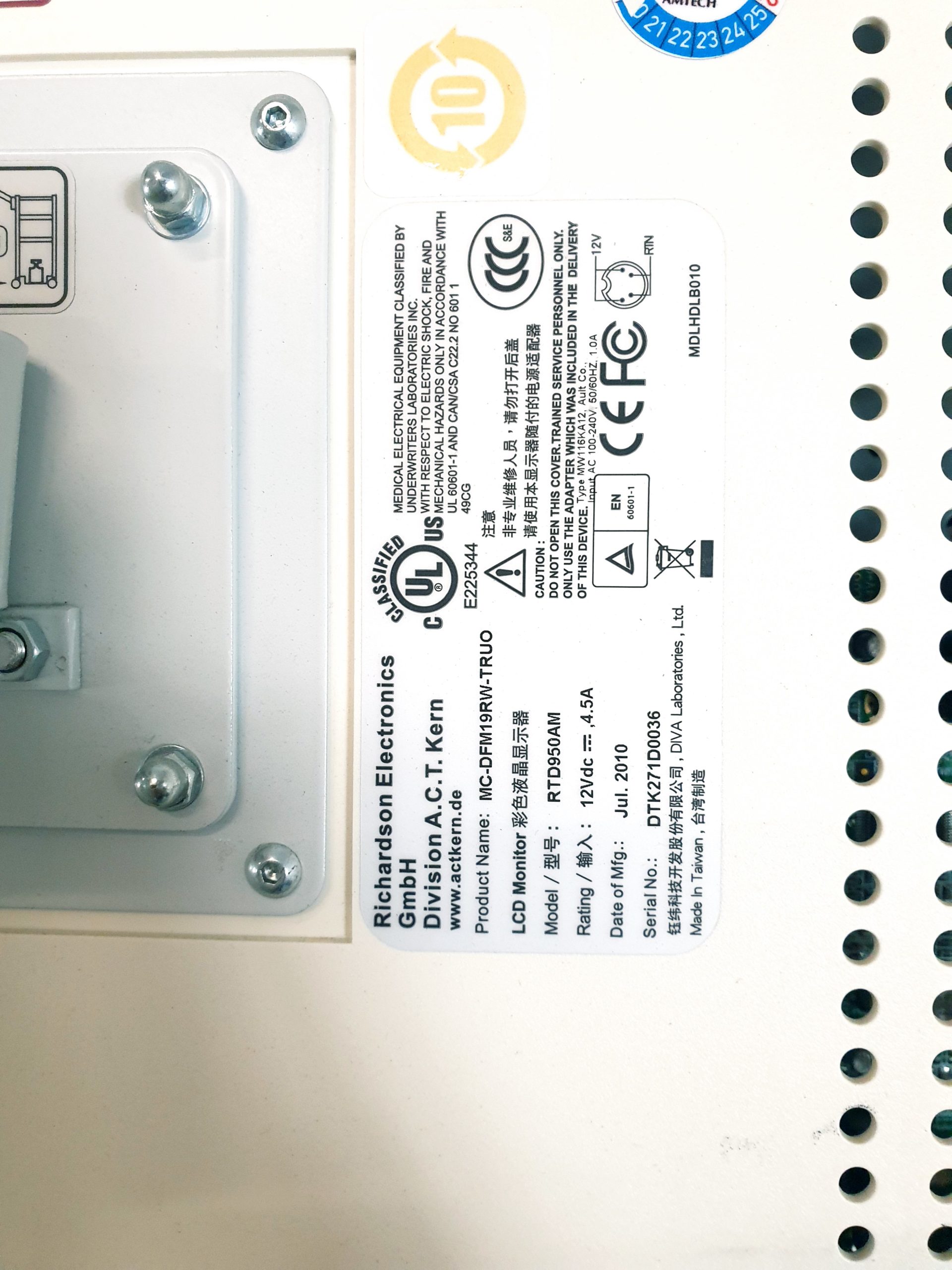 Richard Wolf 5550 HDTV Endocam, 2203 Fluid Control, 5132 Auto LP, 5590,003, Sony LMD-2451MD thumbnail 13