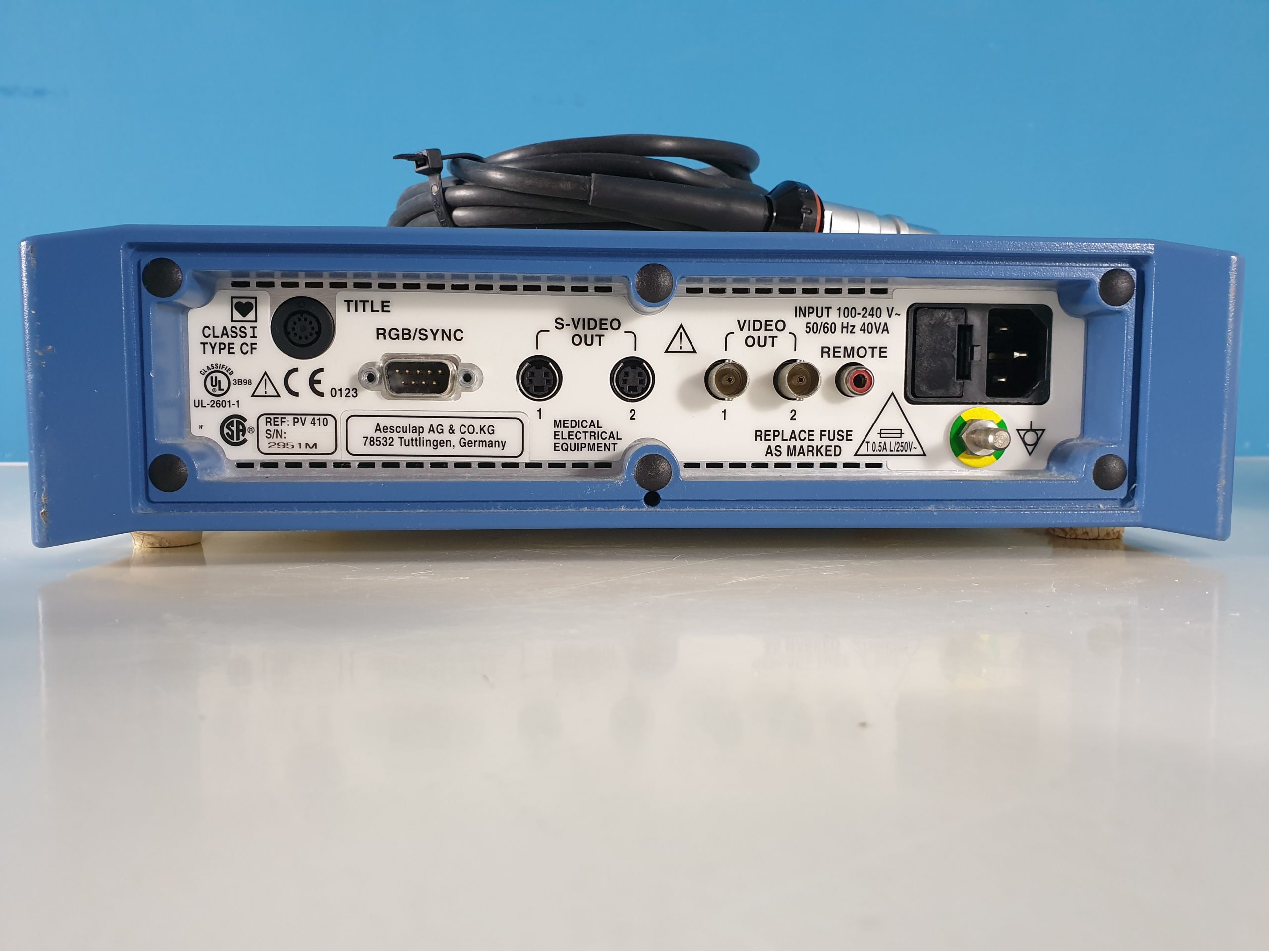 Aesculap 3 CCD – CAMERA – PV 410 // PV410 Endoskopie Kamerasystem Prozessor processor mit Kamerkopf thumbnail 3