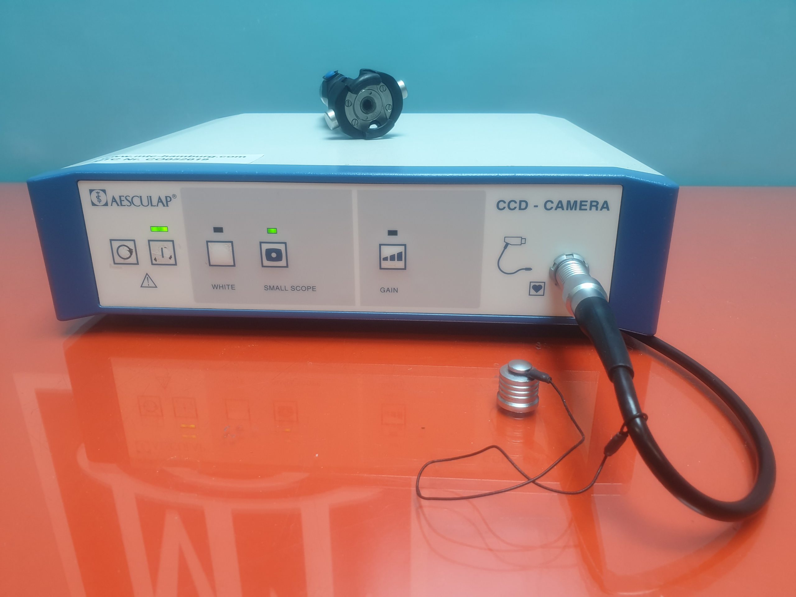 Aesculap PV 280 // PV280 Endocam camera console + Camera Head — image 1 of 5