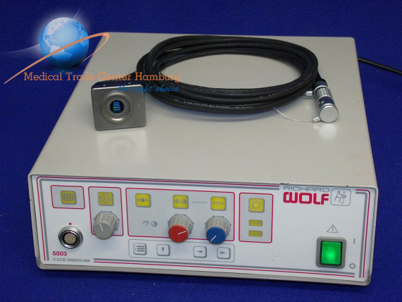 Richard Wolf 5503 3CCD Prozessor mit 5503.001 Kamerakopf — image 1 of 1