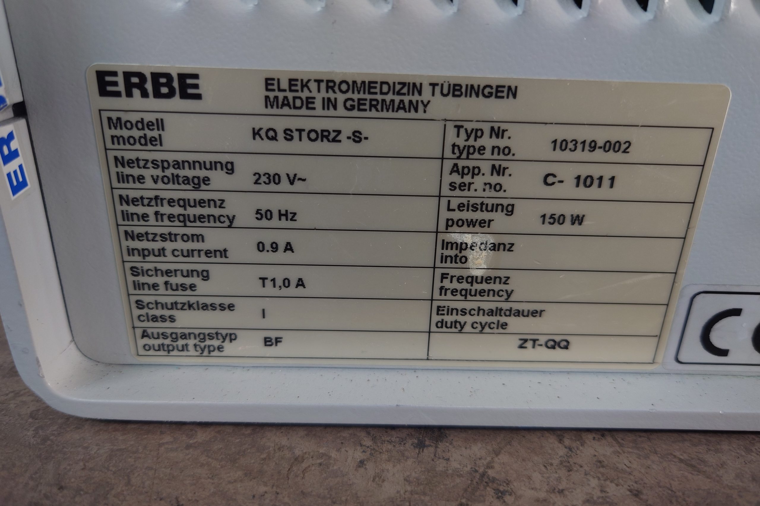 Storz KQ STORZ – S- kaltlichtquelle 150 Watt thumbnail 5