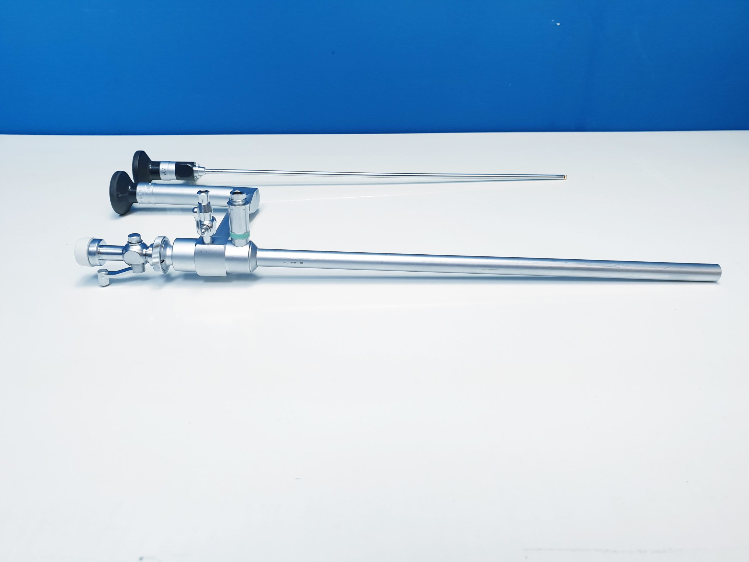 Karl Stroz 26034AA + 27015C Zystoskop, Optik, Endoskop, 70°, 4,0mm, 305mm Zystoskopie Set thumbnail 4