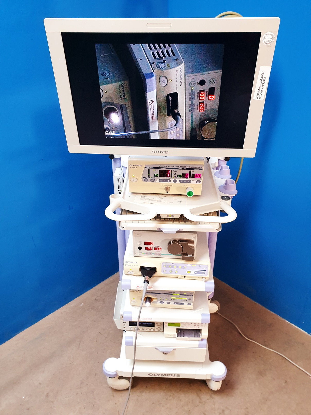 Olympus Laparaskopie Turm UHI-3 CV180 CLV-S45 LMD-2451MD HD Kamerakopf, …. thumbnail 2