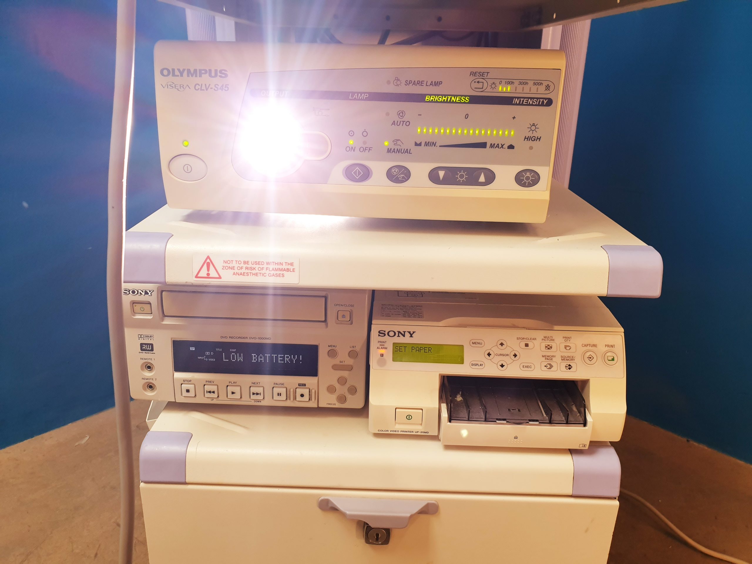 Olympus Laparaskopie Turm UHI-3 CV180 CLV-S45 LMD-2451MD HD Kamerakopf, …. thumbnail 5