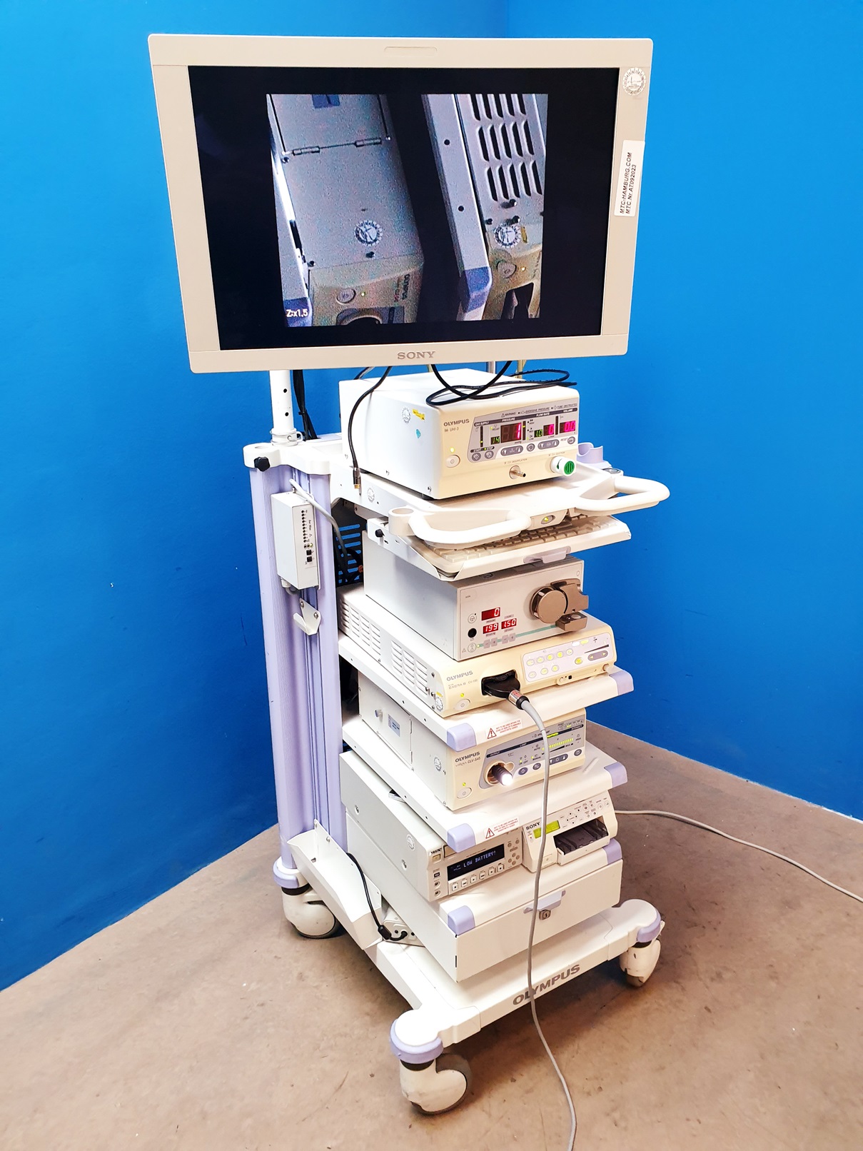 Olympus Laparaskopie Turm UHI-3 CV180 CLV-S45 LMD-2451MD HD Kamerakopf, …. thumbnail 7