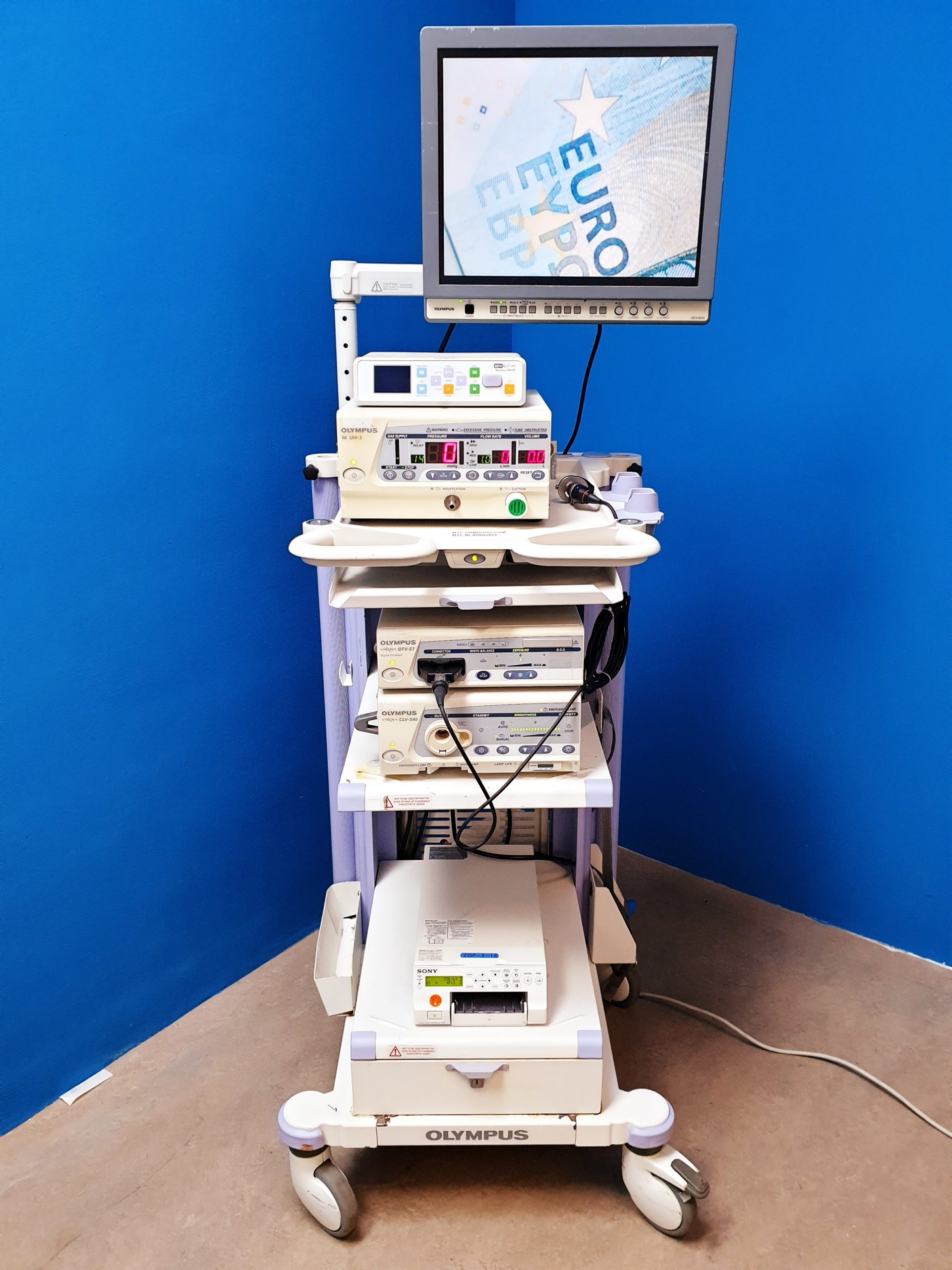 Olympus Turm- OTV-S7- USB-2000 – CLV-S40 – UHI-3 – UP-25MD – OEV-191H — image 1 of 13