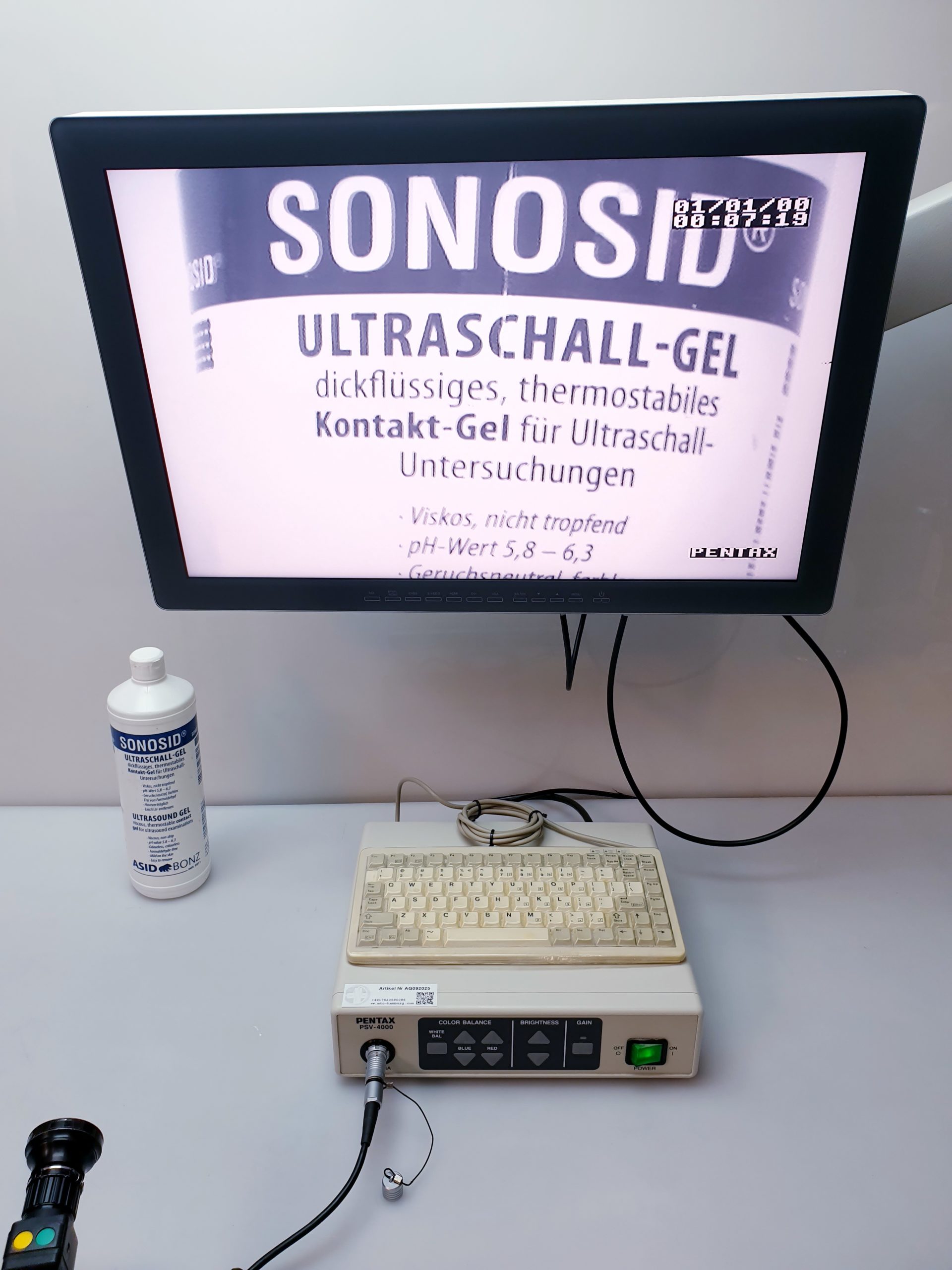 Pentax PSV-4000 // PSV 4000 Prozessor Konsole mit Kamerakopf und Tastatur thumbnail 16