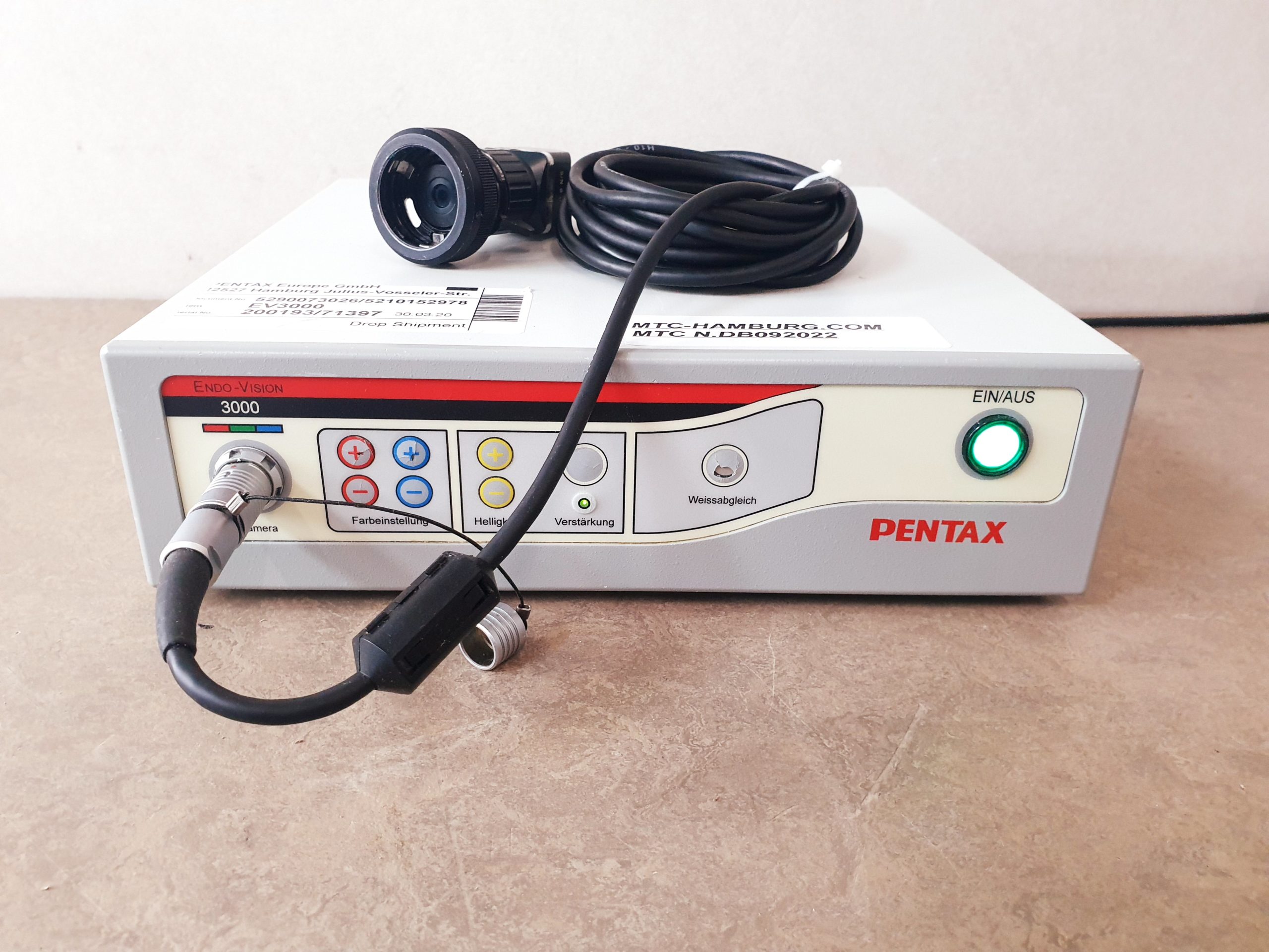 PENTAX ENDO VISION 3000 MIT KAMERAKOPF Konsole mit Kamerakopf — image 1 of 7
