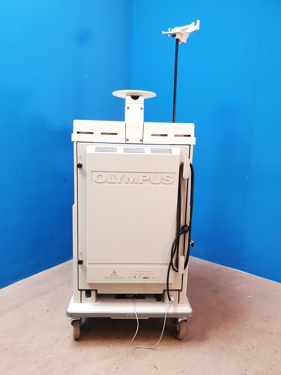 OLYMPUS WM-30 WM30 Endoskopiewagen mit Monitorträger, 2 verstellbare Böden thumbnail 4