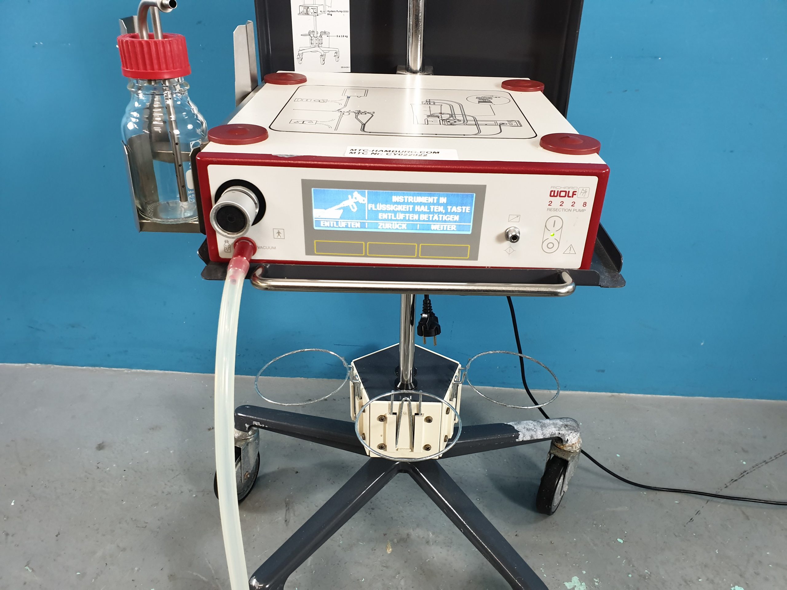 Richard Wolf 2228 Resection Pump mit Behälter…+ 2223 Fluid Monitoring — image 1 of 6