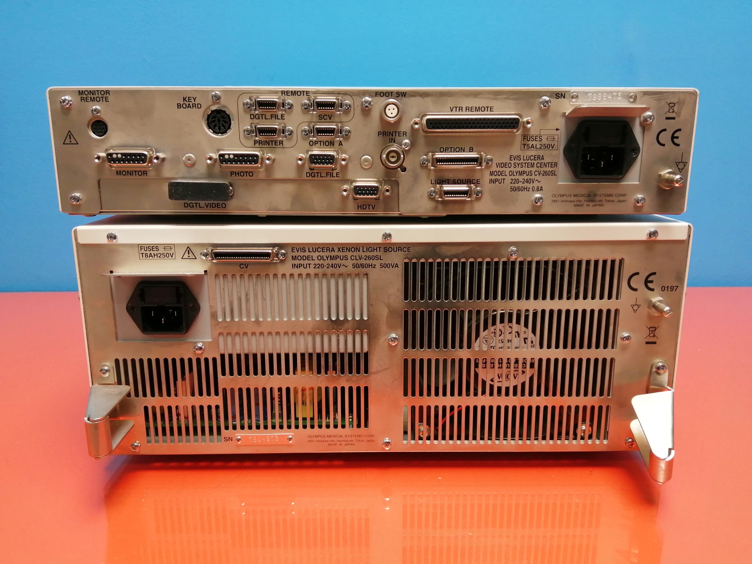 Olympus CLV-260 Prozessor, Lucera CV-260 Lichtquelle + Tastatur thumbnail 5