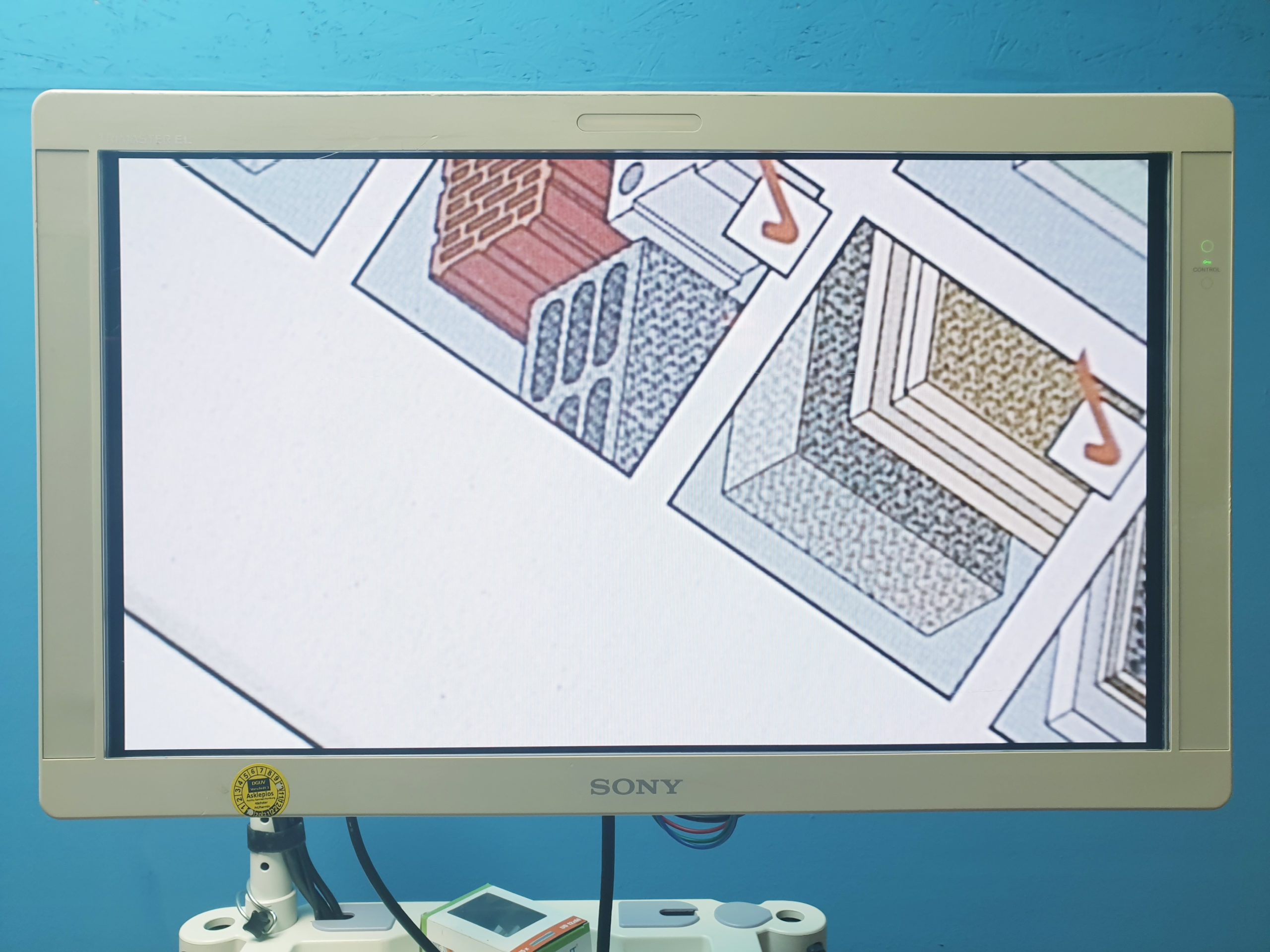 Olympus VISERA Pro OTV-S7Pro Processor mit Kamera-Kopf, Tastatur und CLV-S40Pro Soy Monitor und UHI-3 Olympus UHI-3 Insufflator Endoscopy // 35L Insufflator thumbnail 5