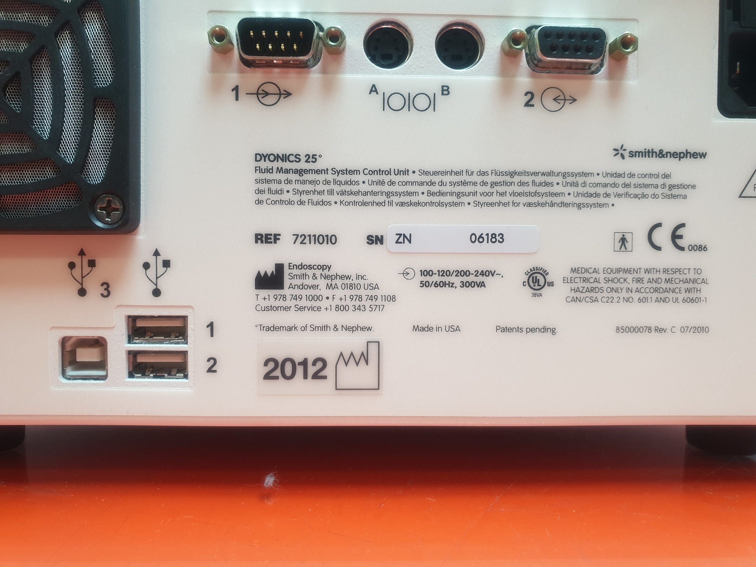 Smith & Nephew DYONICS 25 Fluid Management System thumbnail 5